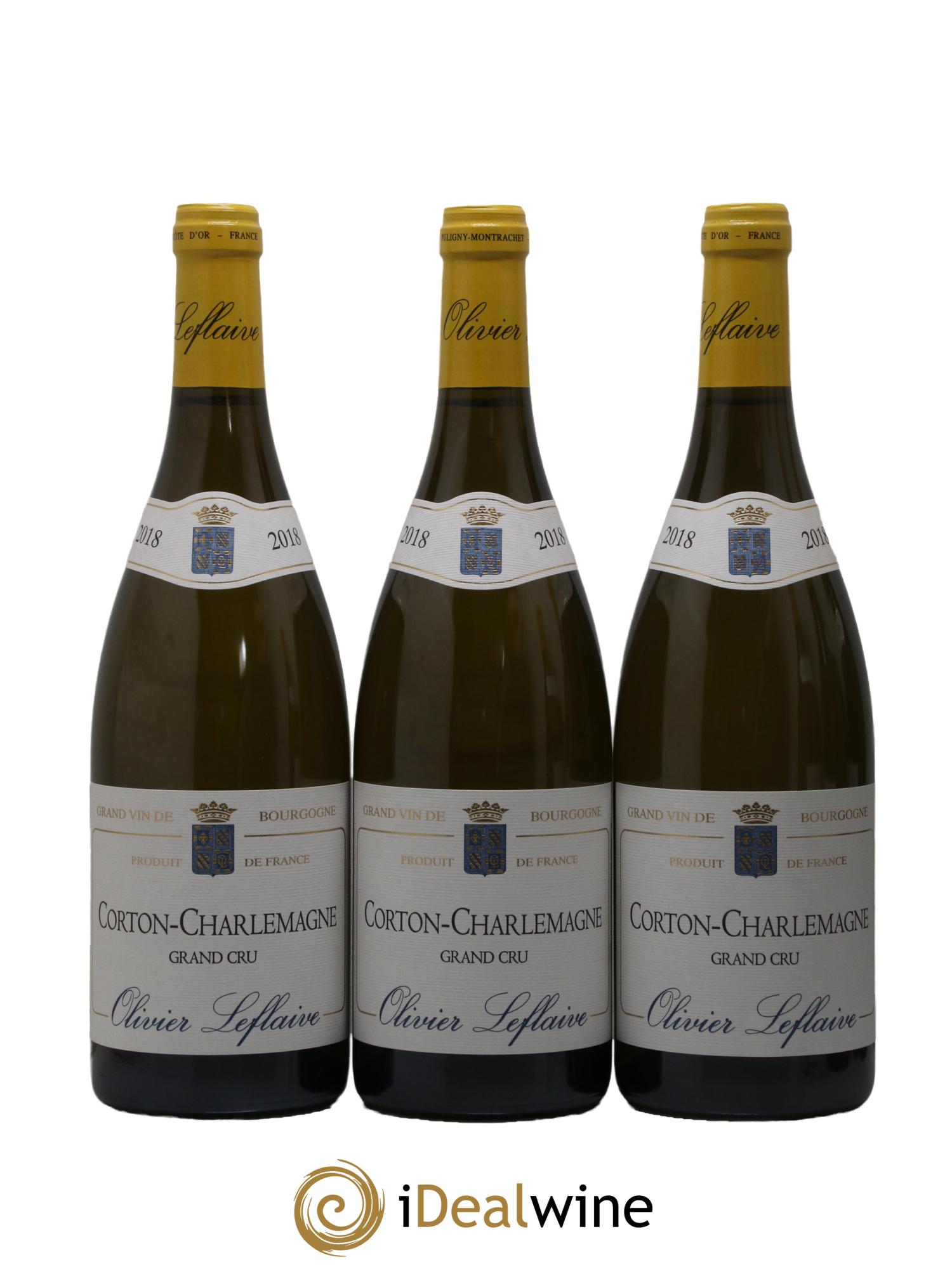 Corton-Charlemagne Grand Cru Olivier Leflaive 2018 - Lot de 6 bouteilles - 1