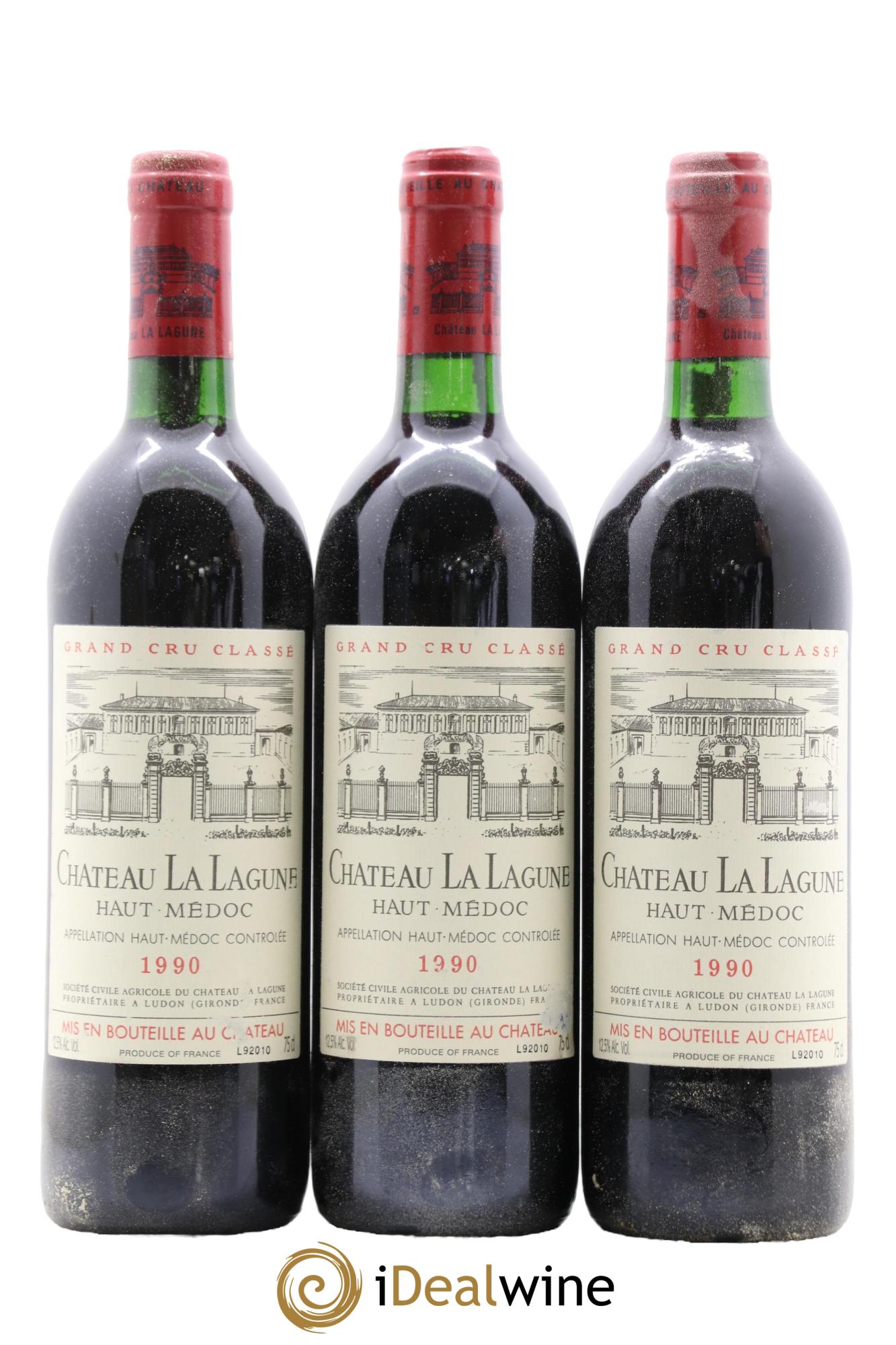 Château la Lagune 3ème Grand Cru Classé 1990 - Posten von 12 Flaschen - 4