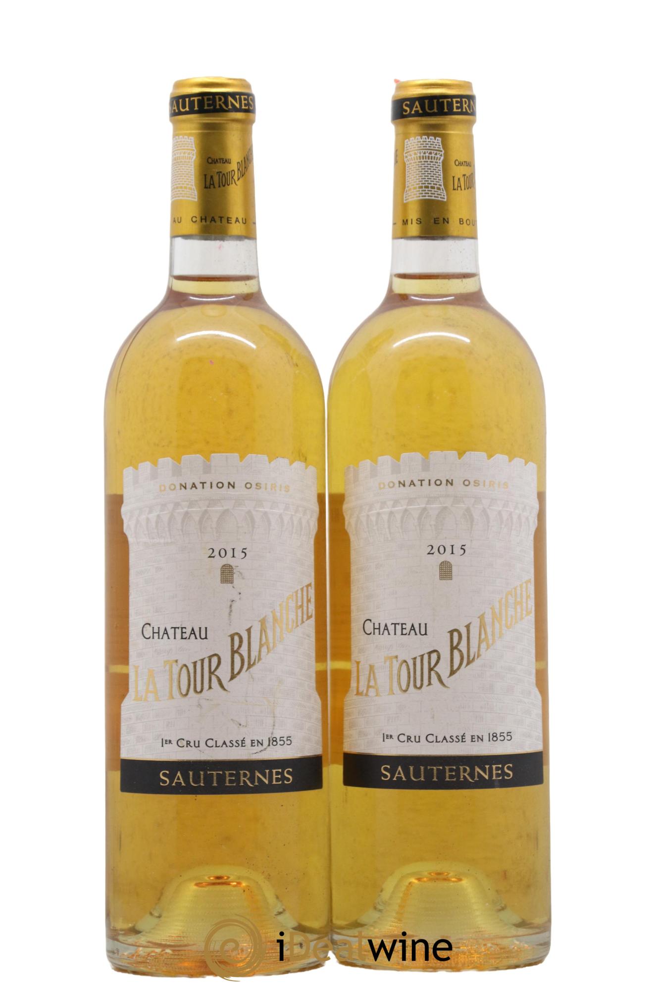 Château la Tour Blanche 1er Grand Cru Classé 2015 - Lot de 2 bouteilles - 0