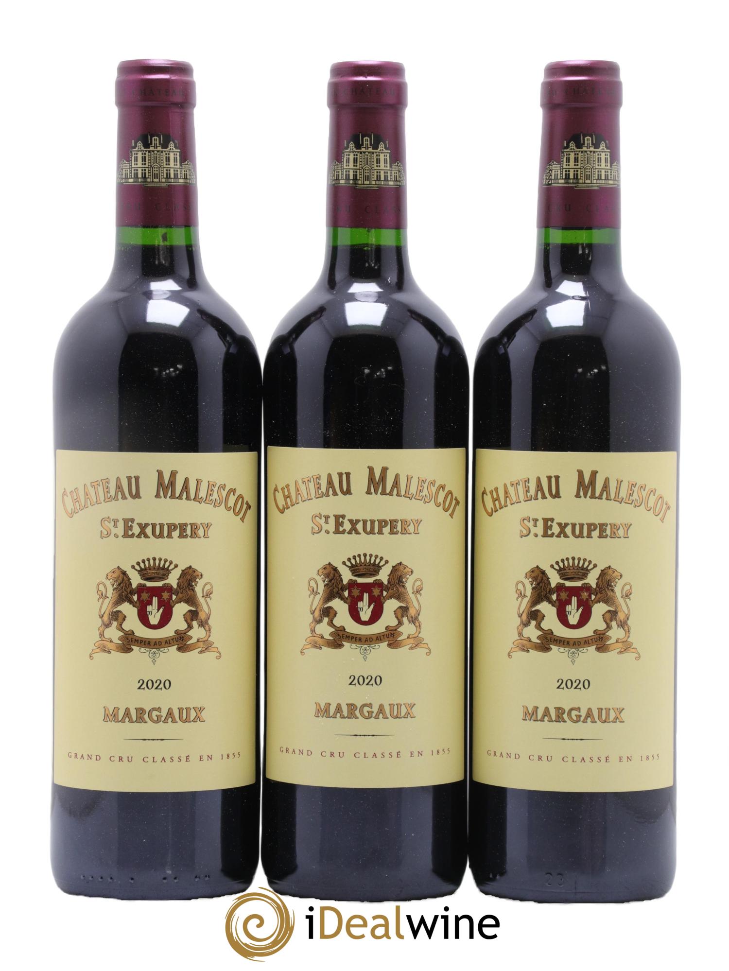 Château Malescot Saint-Exupéry 3ème Grand Cru Classé 2020 - Lot de 12 bouteilles - 1