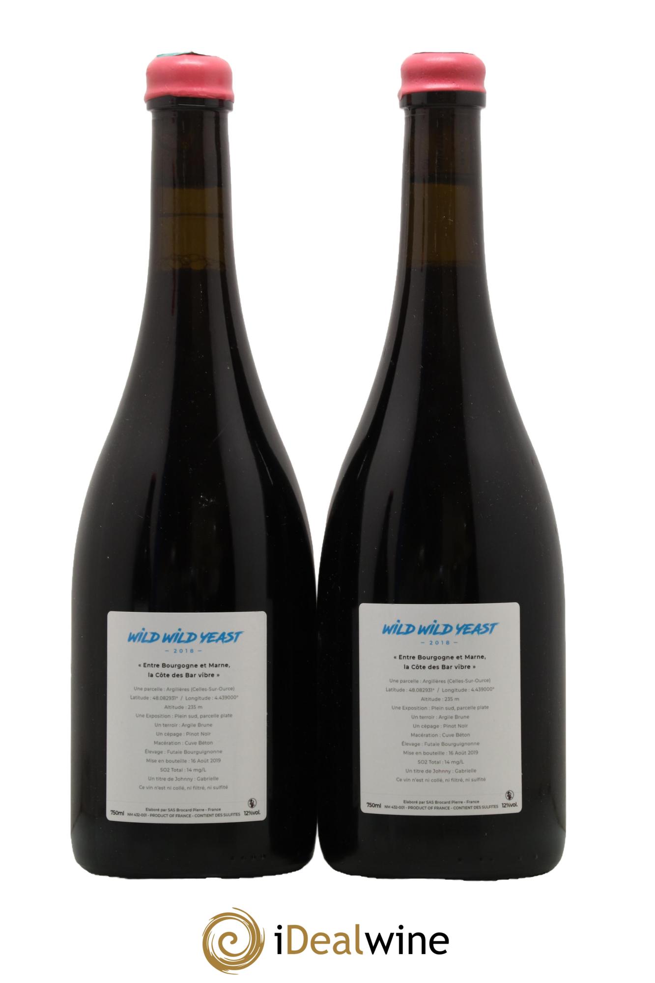 Coteaux Champenois Wild Wild Yeast Brocard 2018 - Lot de 2 bouteilles - 1