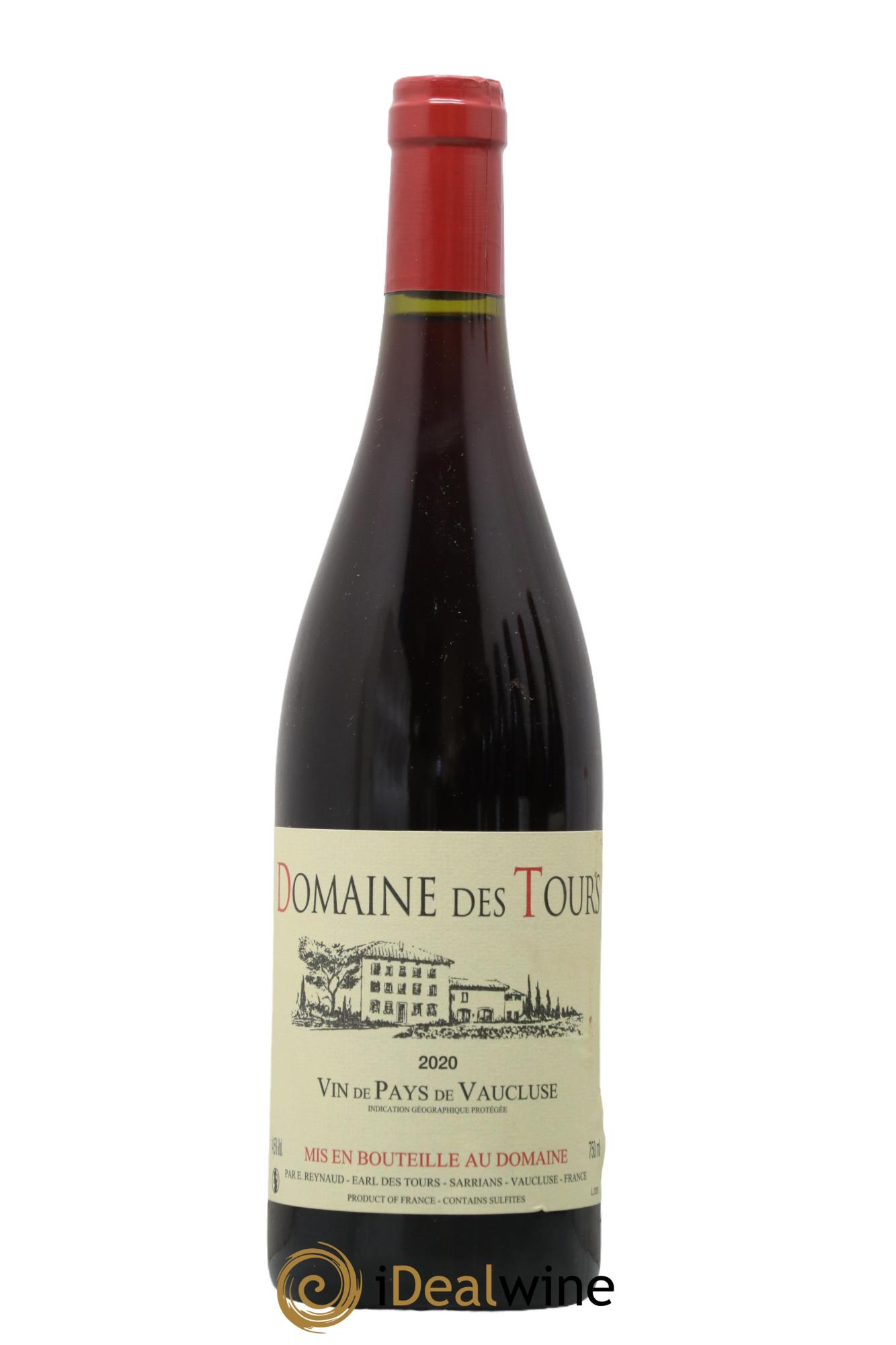 IGP Vaucluse (Vin de Pays de Vaucluse) Domaine des Tours Emmanuel Reynaud 2020 - Lot of 1 bottle - 0