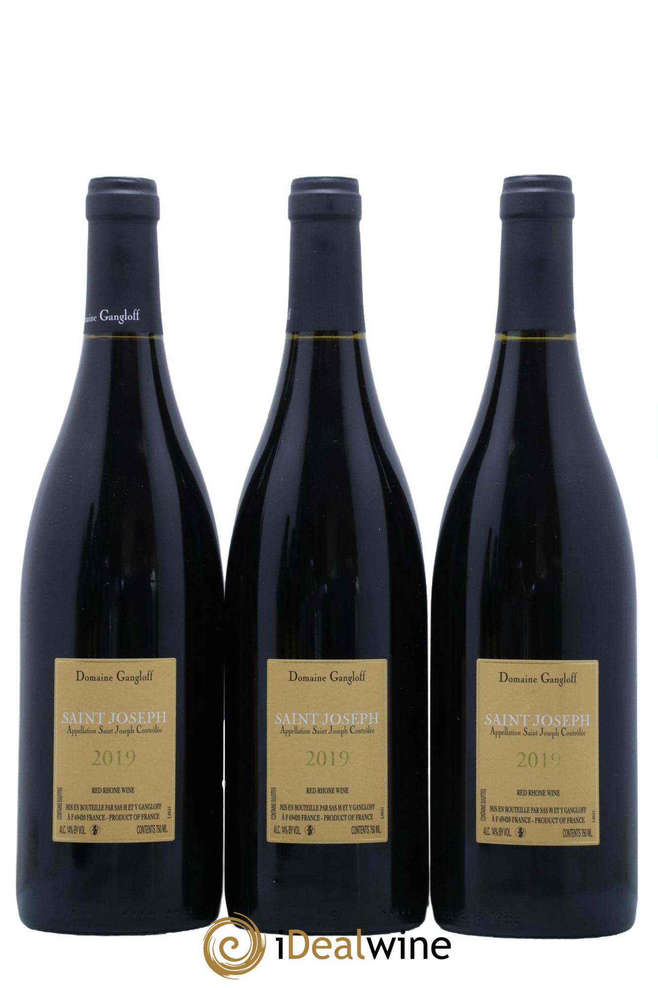 Saint-Joseph Gangloff (Domaine) 2019 - Posten von 3 Flaschen - 1