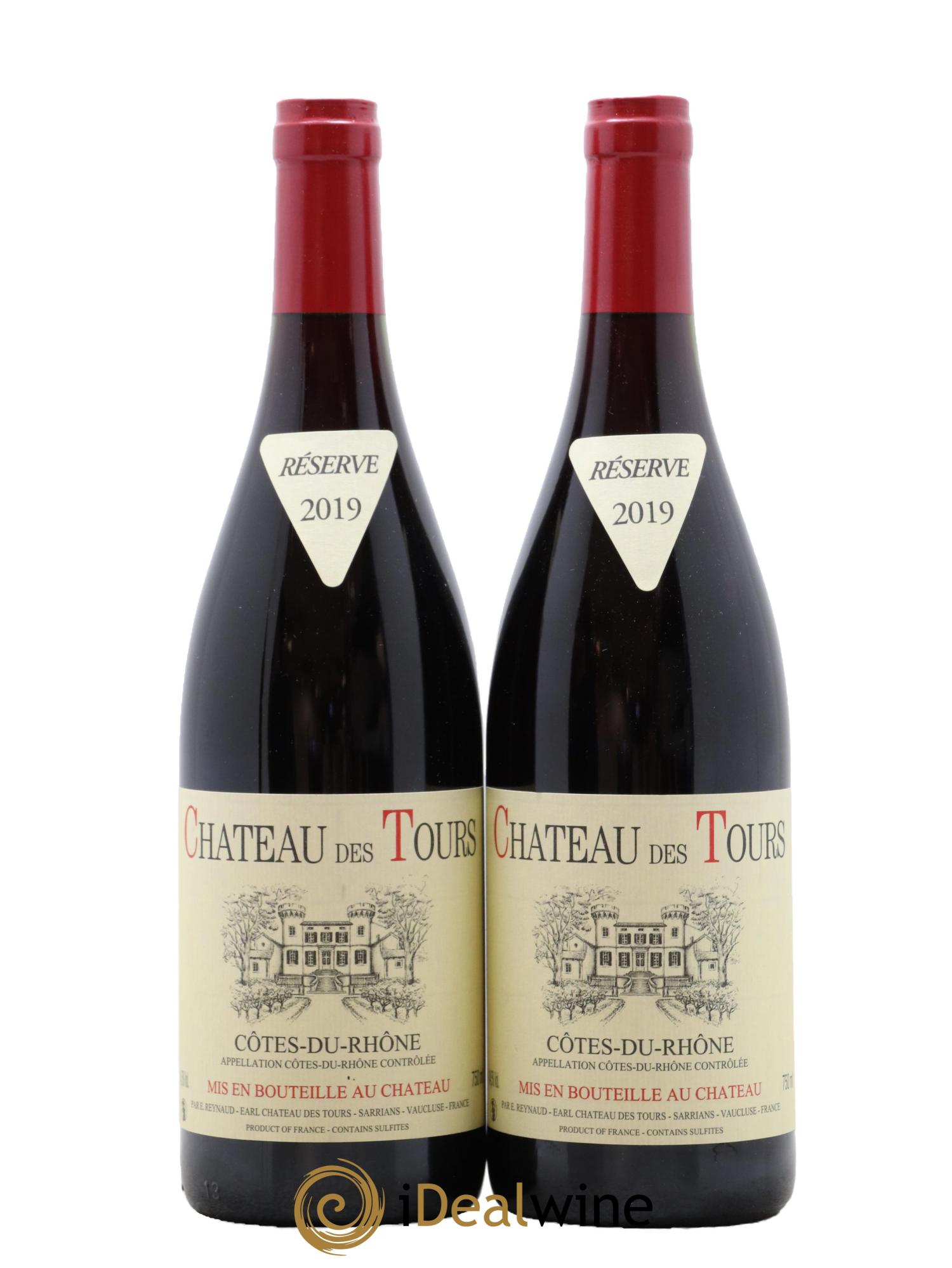 Côtes du Rhône Château des Tours Emmanuel Reynaud 2019 - Posten von 2 Flaschen - 0