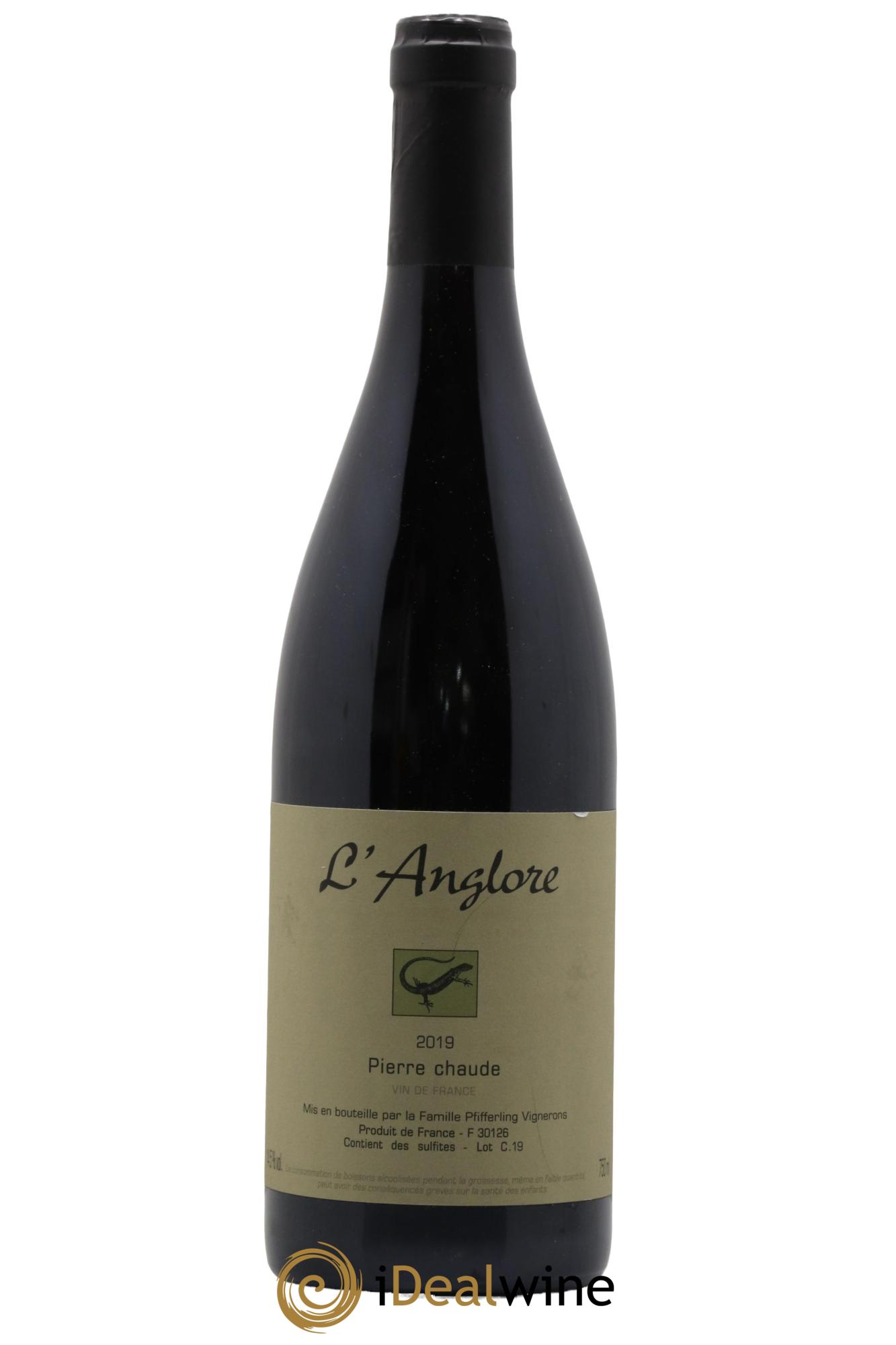 Vin de France Pierre chaude L'Anglore 2019 - Lotto di 1 bottiglia - 0