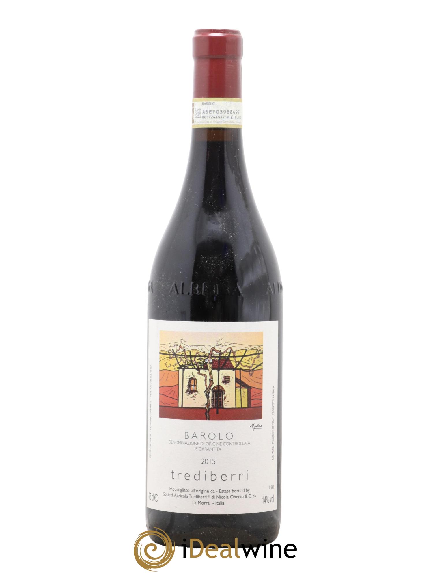 Barolo DOCG Trediberri 2015 - Lot de 1 bouteille - 0