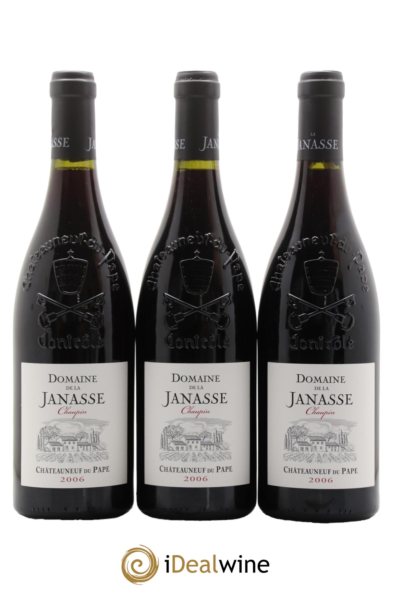 Châteauneuf-du-Pape Cuvée Chaupin La Janasse (Domaine de) 2006 - Lot de 3 bouteilles - 0