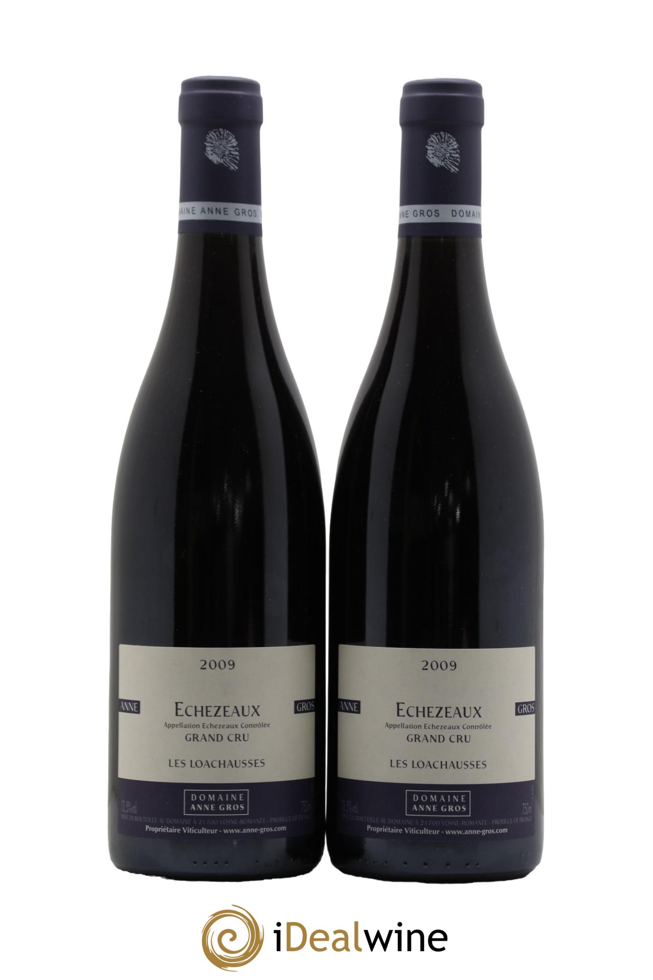 Echezeaux Grand Cru Les Loachausses Anne Gros  2009 - Lot de 2 bouteilles - 0