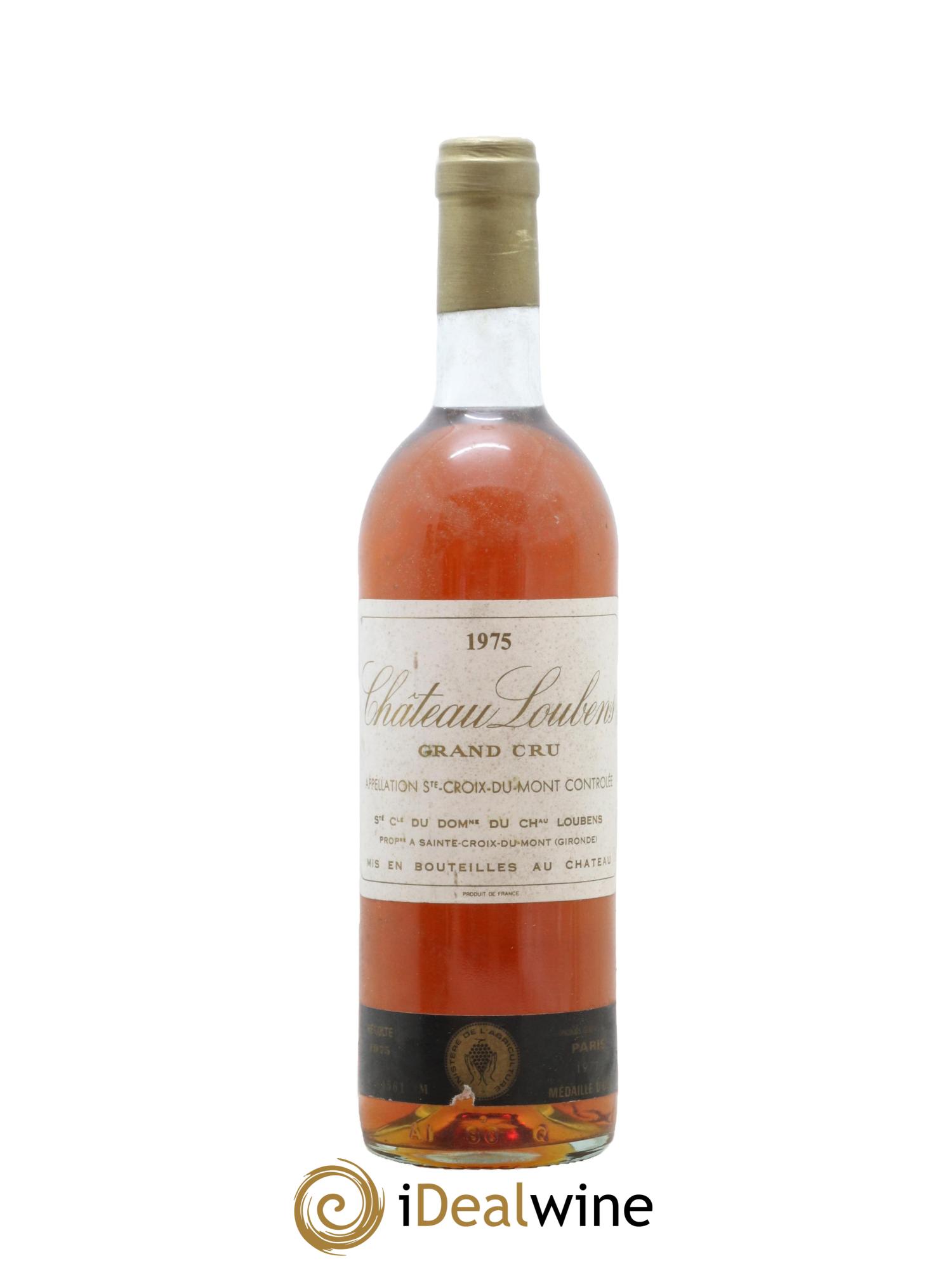 Château Loubens 1975 - Lot de 1 bouteille - 0