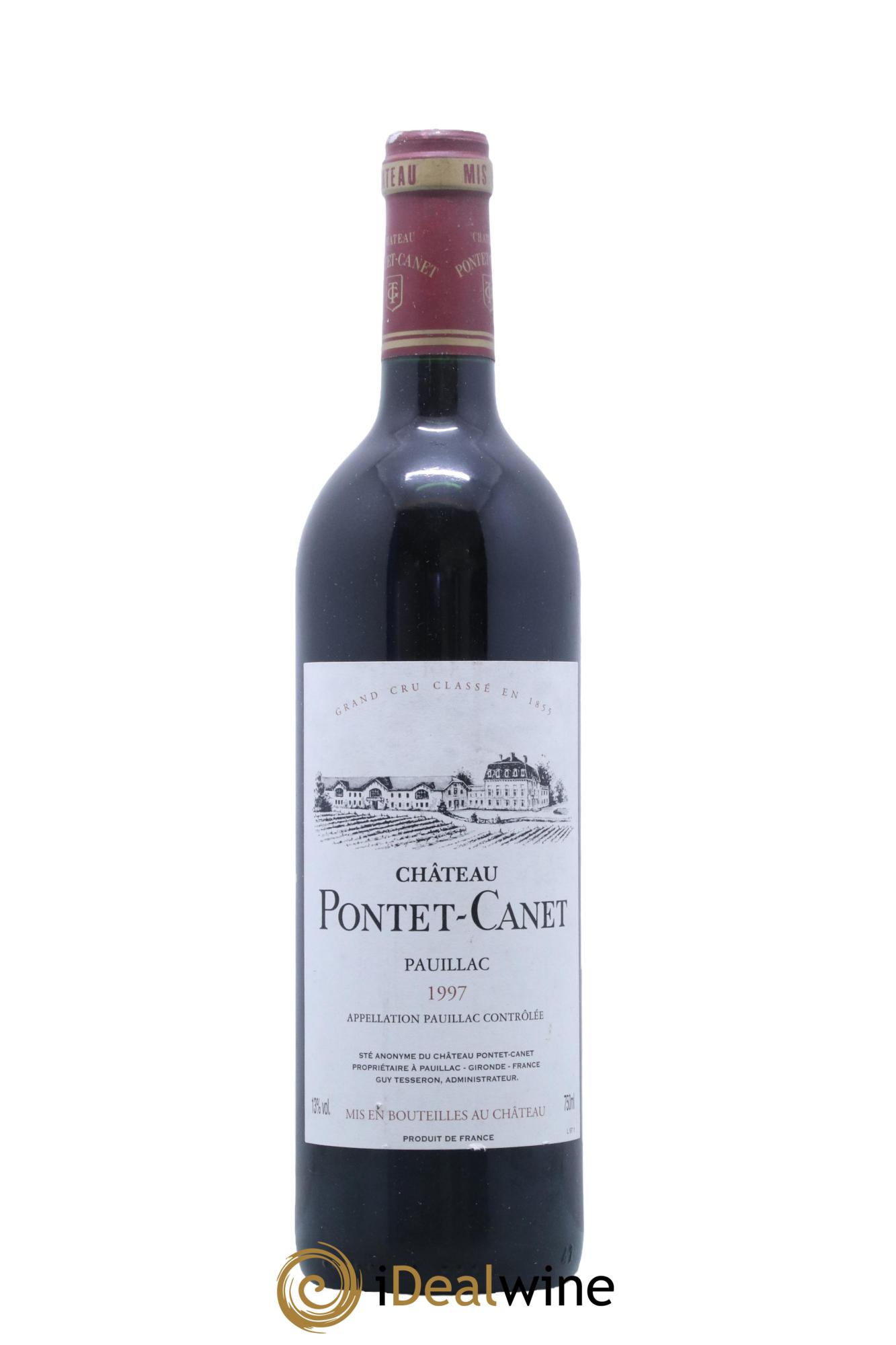 Château Pontet Canet 5ème Grand Cru Classé  1997 - Lot de 1 bouteille - 0