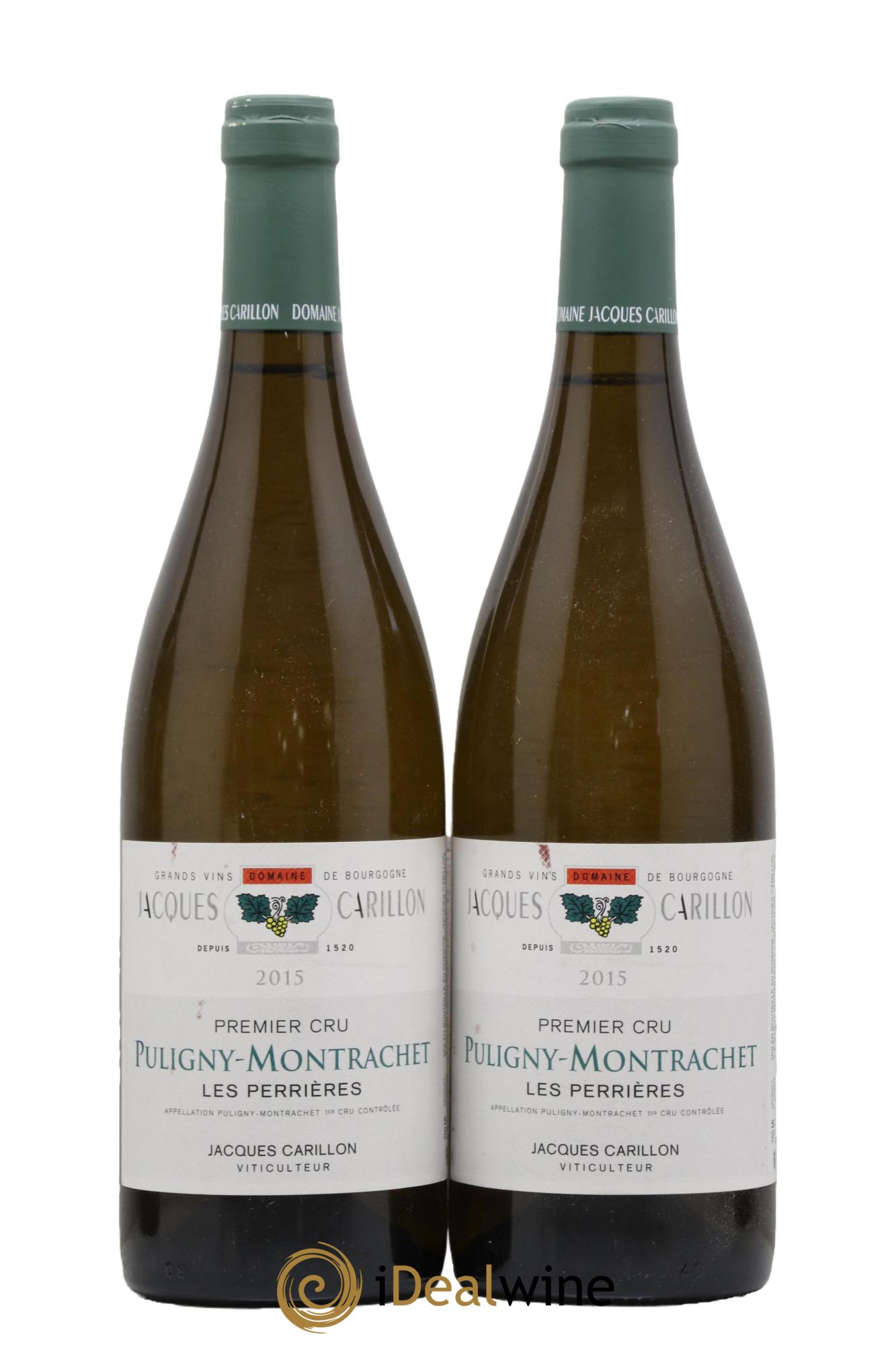 Puligny-Montrachet 1er Cru Les Perrières Jacques Carillon (Domaine) 2015 - Lot de 2 bouteilles - 0