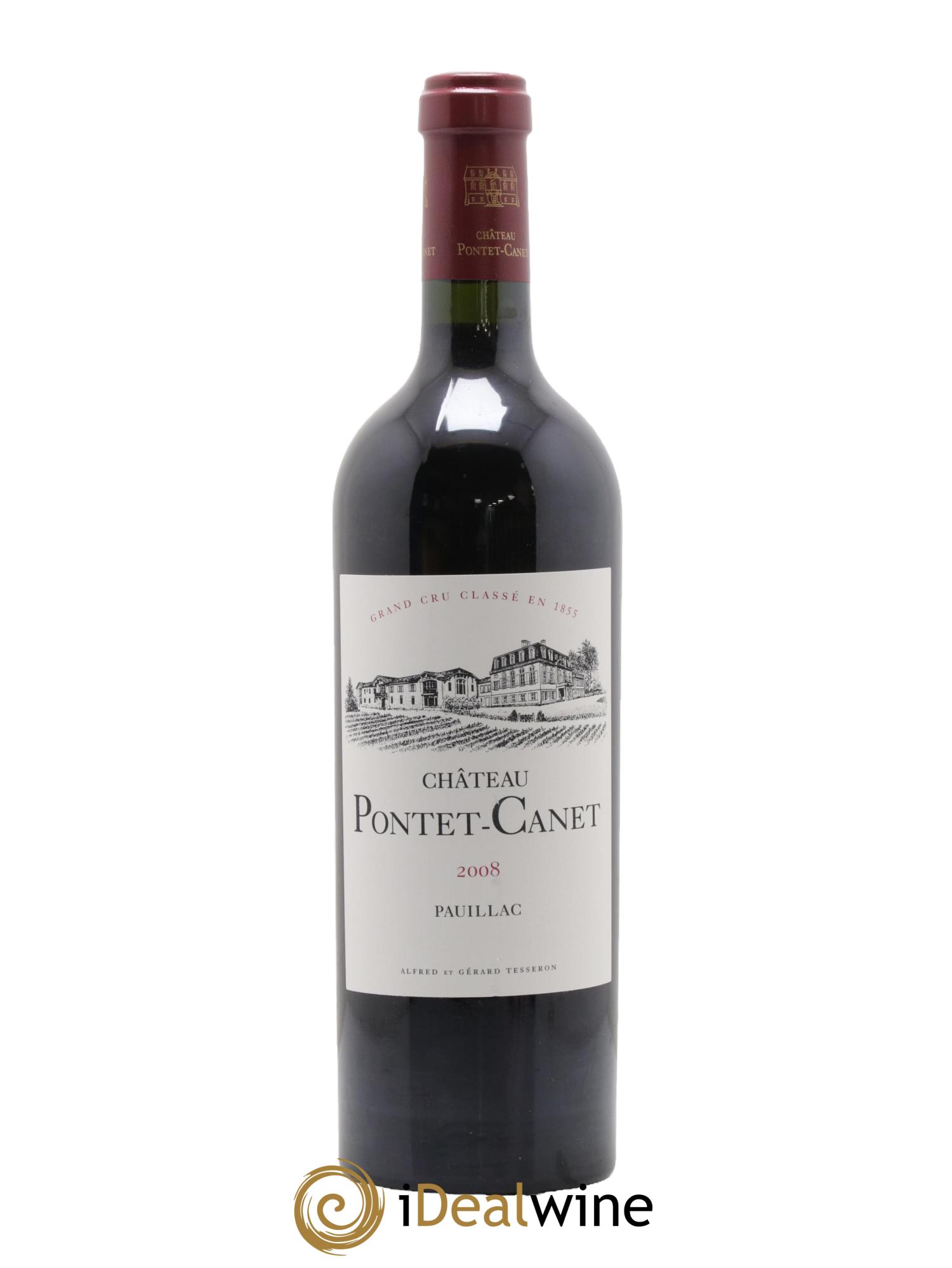 Château Pontet Canet 5ème Grand Cru Classé 2008 - Lotto di 1 bottiglia - 0