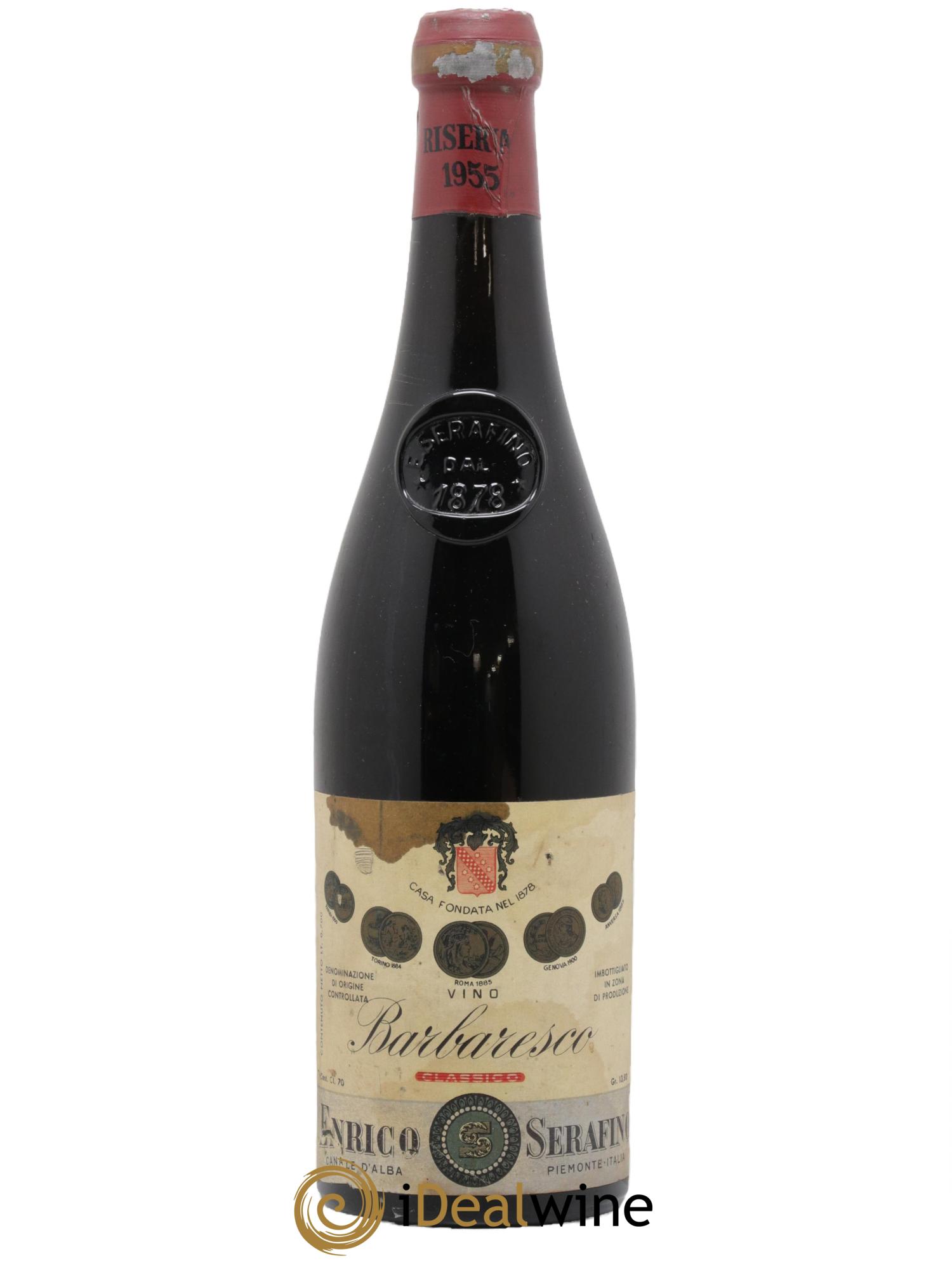 Barbaresco DOCG Classico Riserva Serafino Enrico 1955 - Lot de 1 bouteille - 0