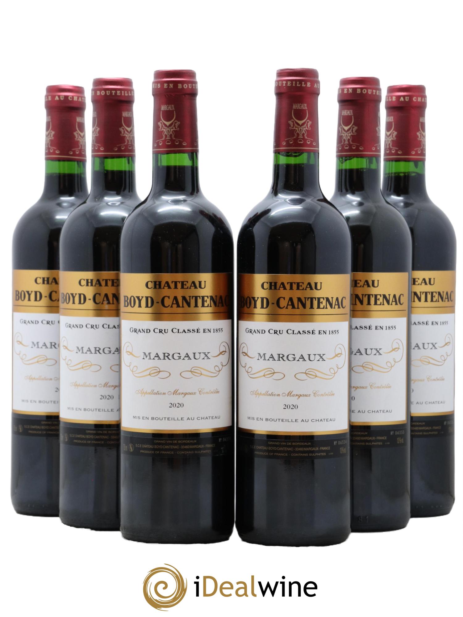 Château Boyd Cantenac 3ème Grand Cru Classé 2020 - Lot de 6 bouteilles - 0