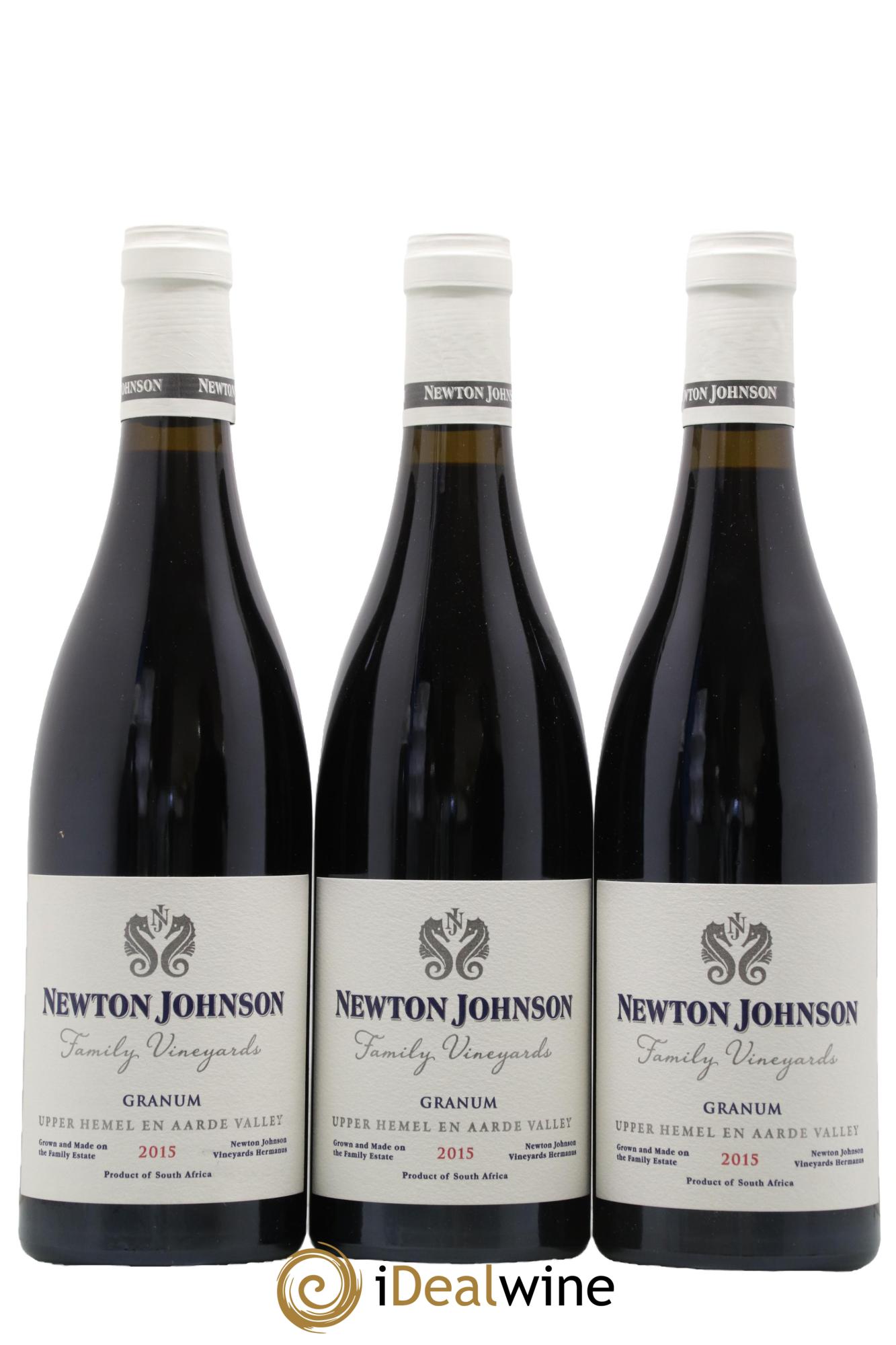 Afrique du Sud Granum Newton Johnson 2015 - Posten von 3 Flaschen - 0