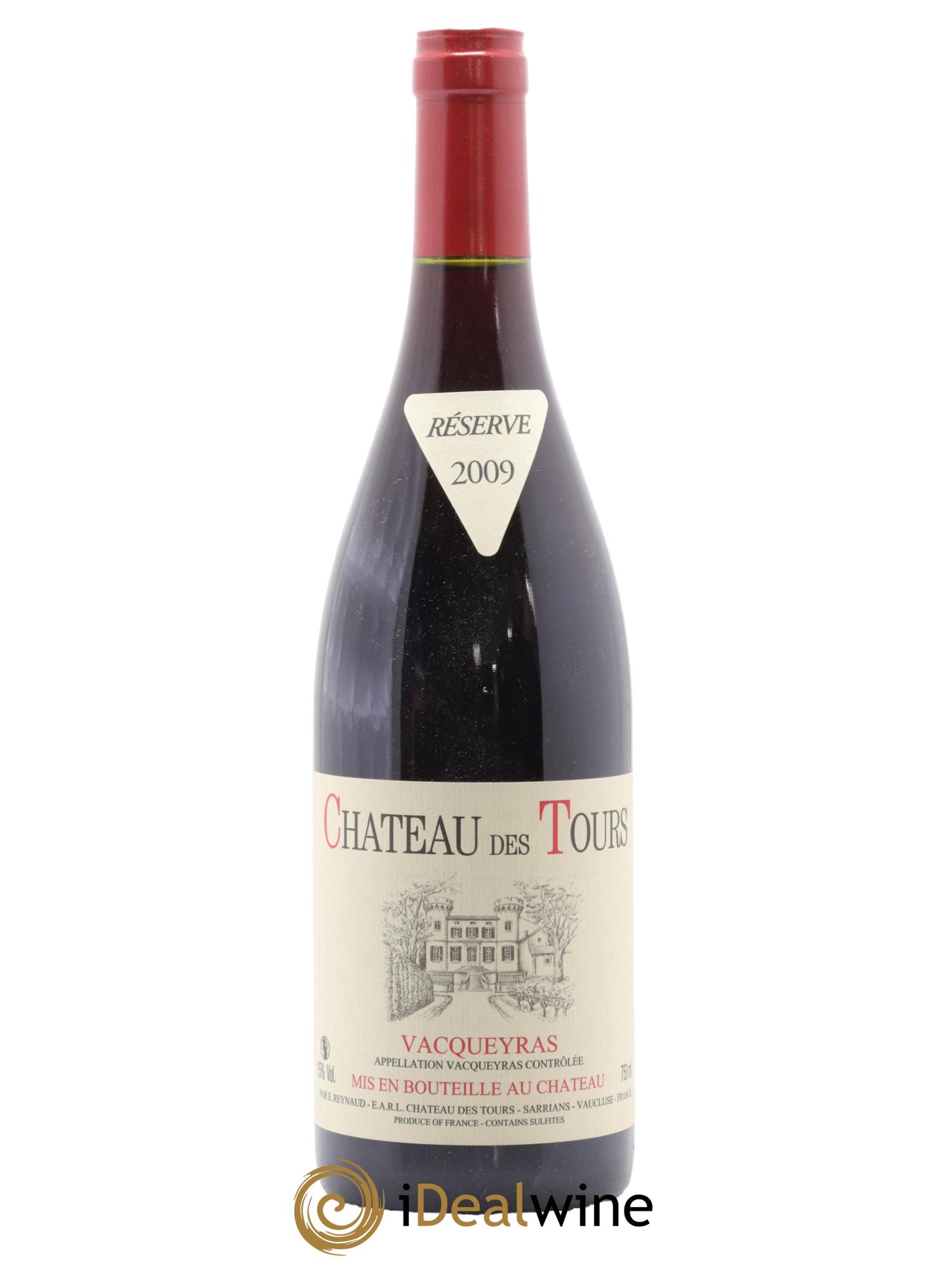 Vacqueyras Château des Tours Emmanuel Reynaud 2009 - Lotto di 1 bottiglia - 0