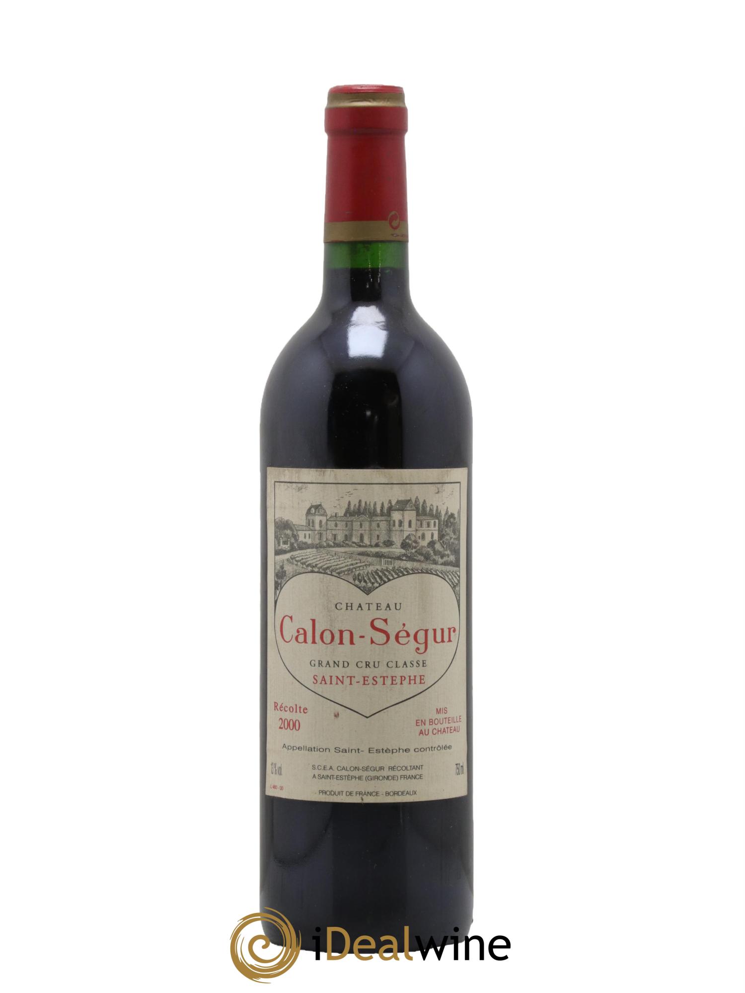 Château Calon Ségur 3ème Grand Cru Classé 2000 - Posten von 1 Flasche - 0