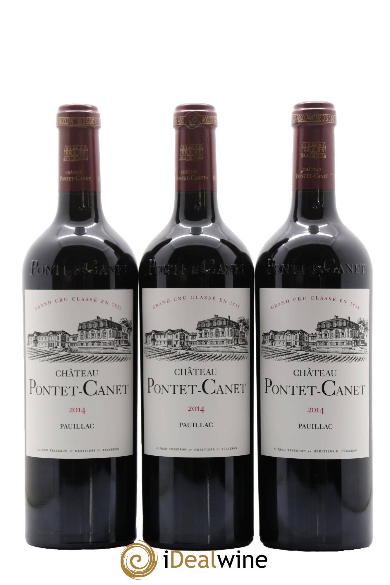 Château Pontet Canet 5ème Grand Cru Classé 2014 - Lot de 6 bouteilles - 2