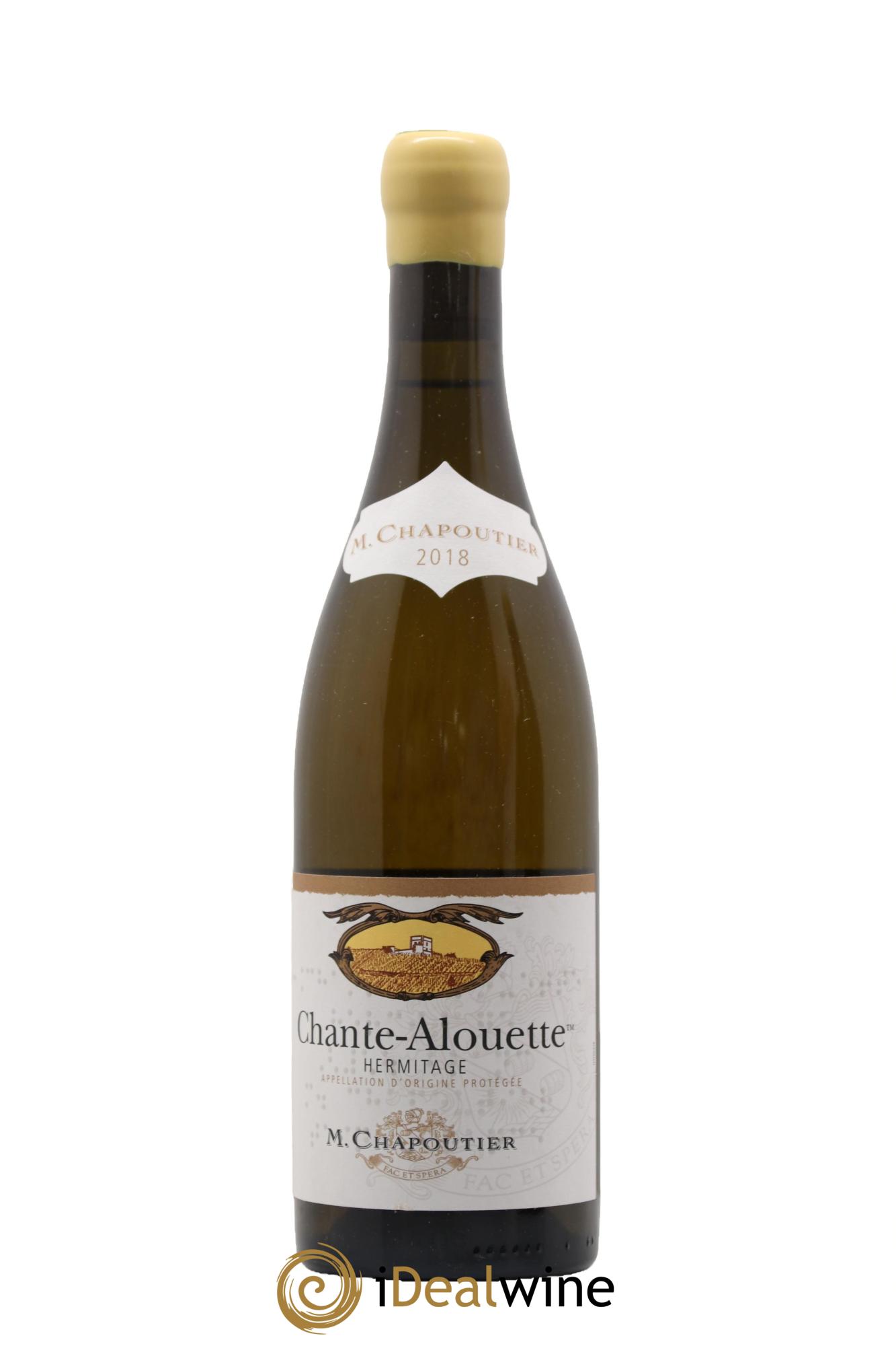 Hermitage Chante Alouette Chapoutier 2018 - Lot de 1 bouteille - 0