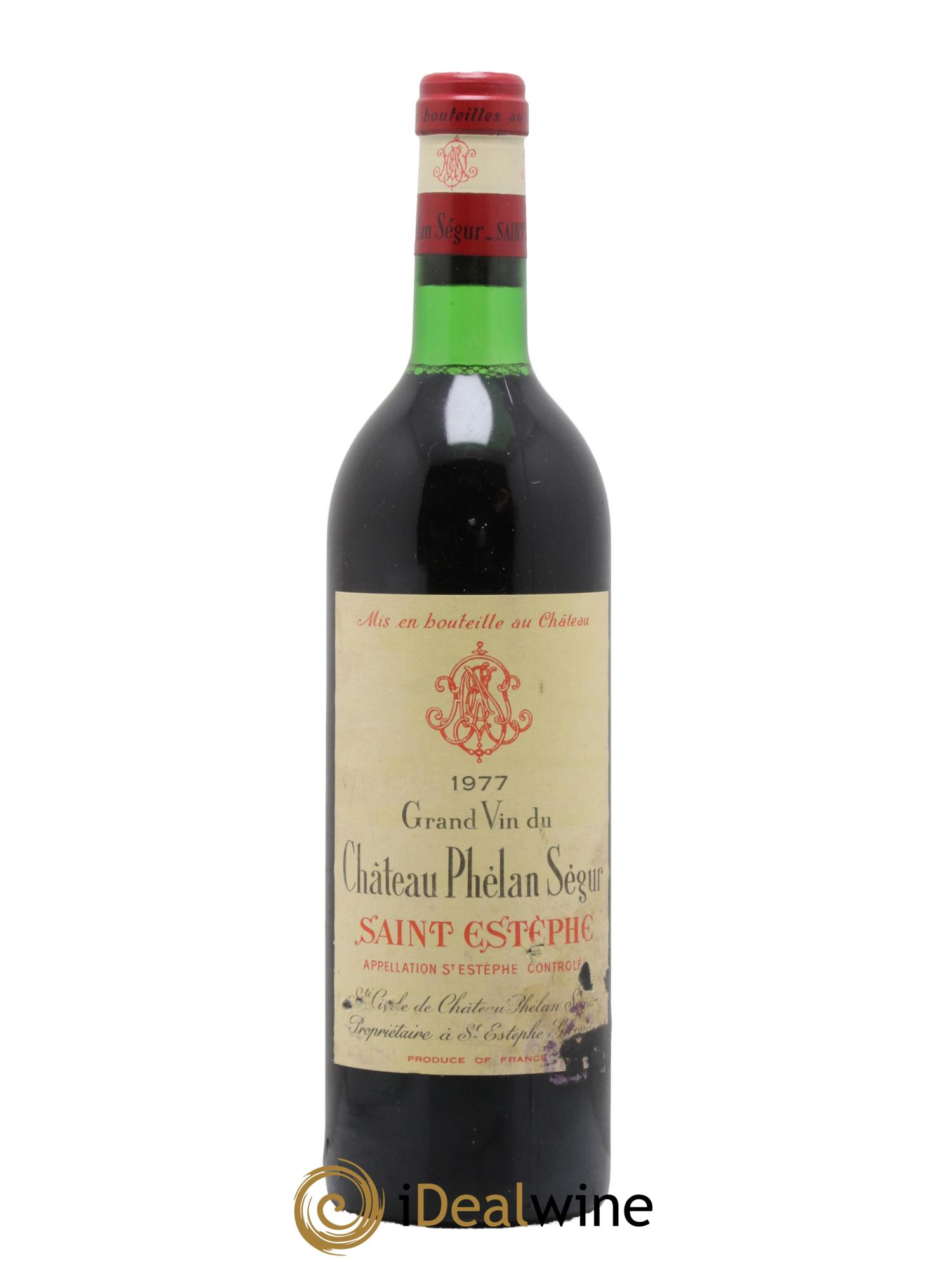 Château Phélan Ségur 1977 - Posten von 1 Flasche - 0