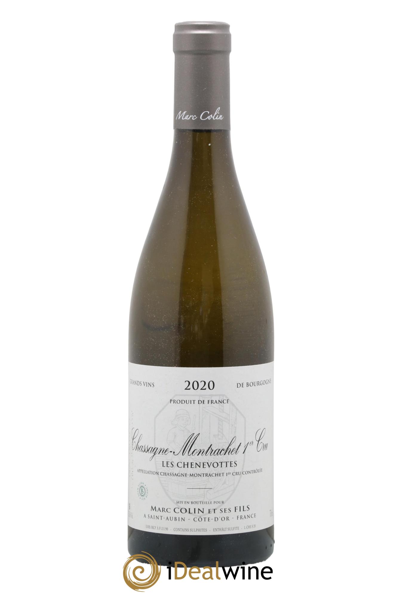 Chassagne-Montrachet 1er Cru Chenevottes Marc Colin & Fils 2020 - Lot de 1 bouteille - 0