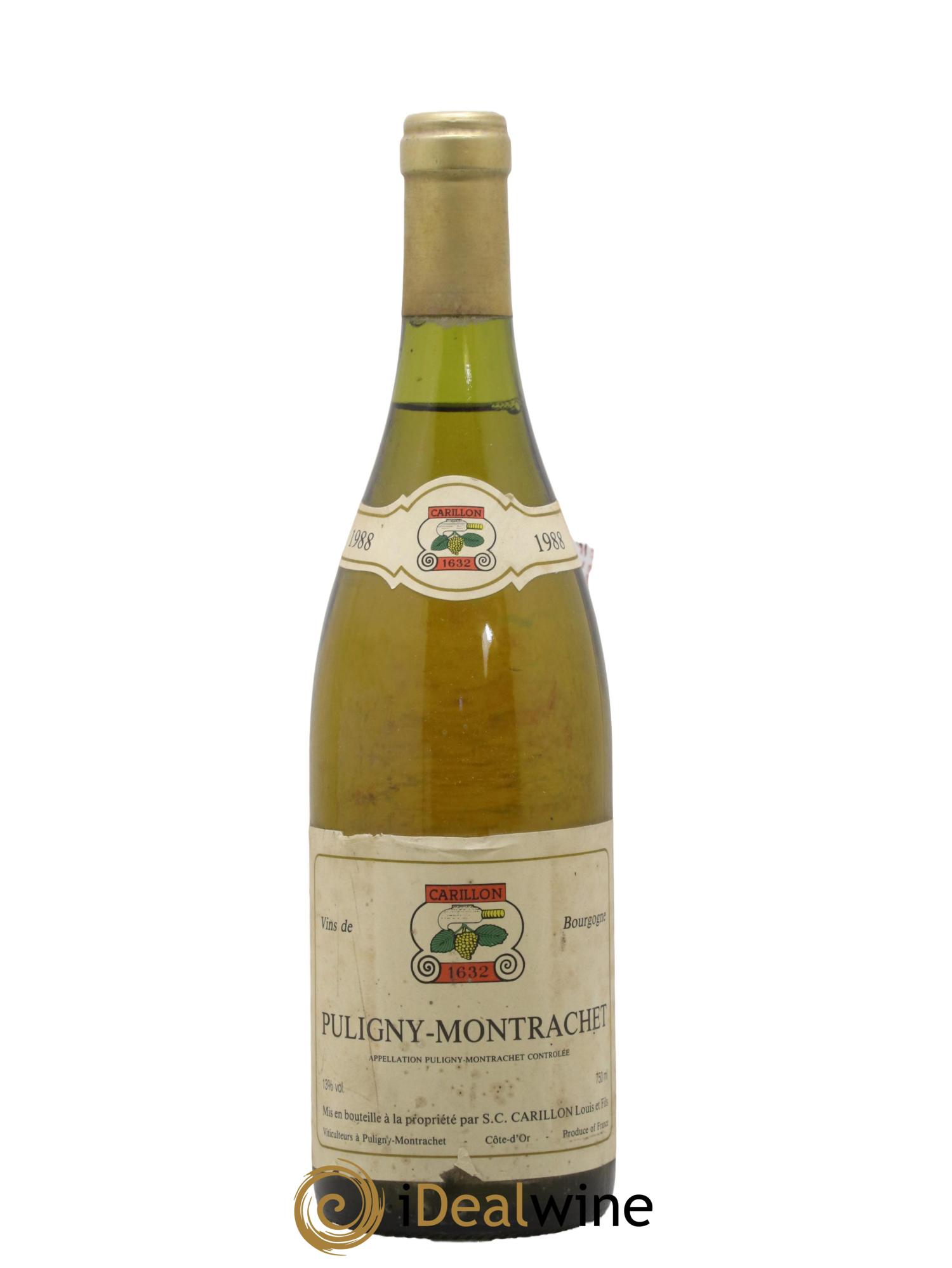 Puligny-Montrachet Louis Carillon & Fils 1988 - Lot of 1 bottle - 0