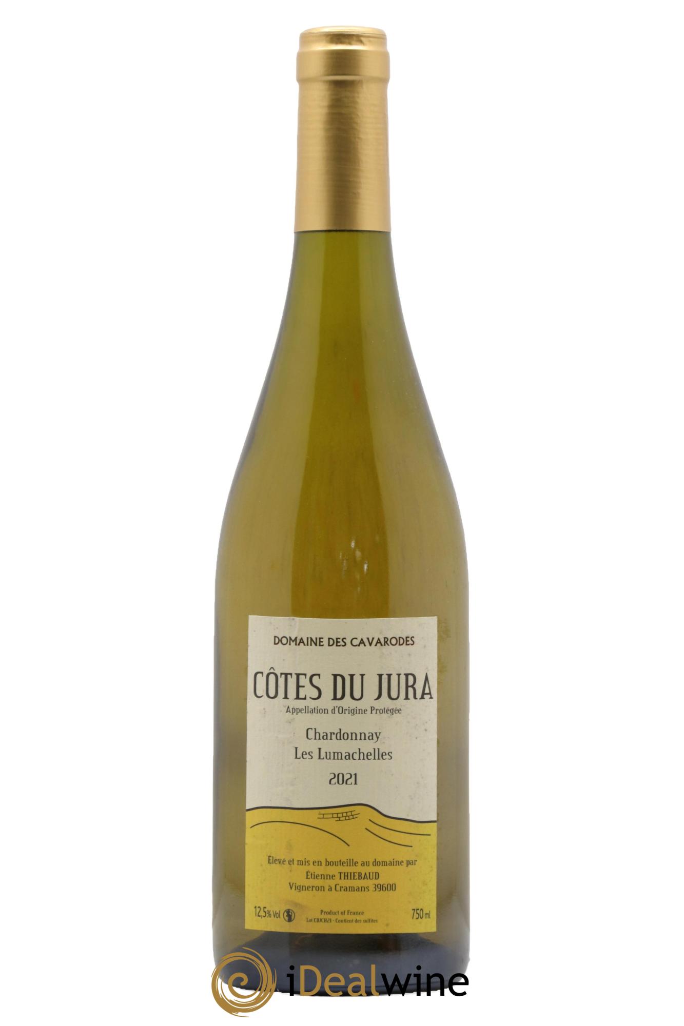 Côtes du Jura Chardonnay Les Lumachelles Cavarodes (Domaine des) - Etienne Thiébaud 2021 - Lot of 1 bottle - 0