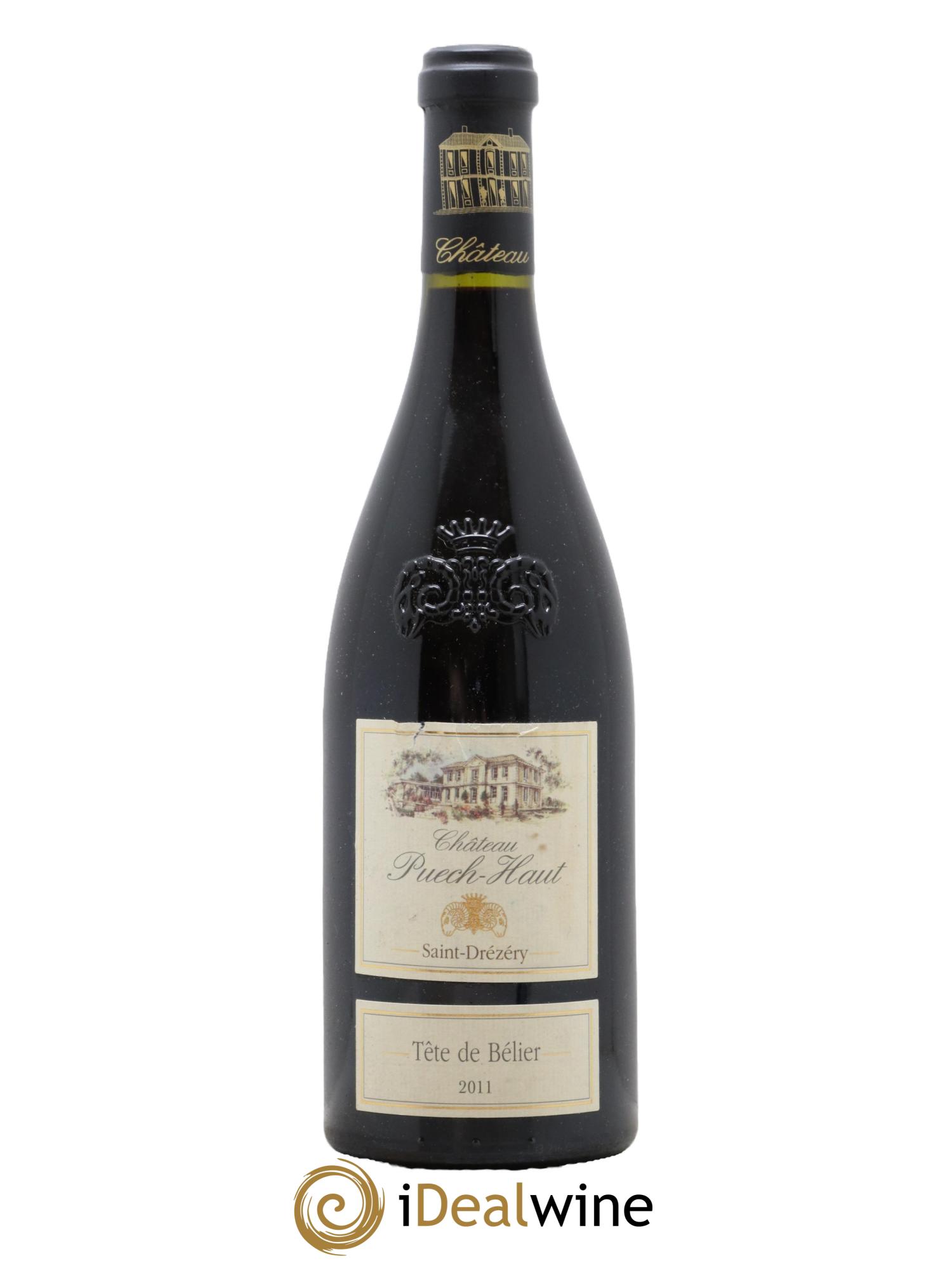 Languedoc Château Puech-Haut Tête de Bélier Gérard Bru 2011 - Lot de 1 bouteille - 0