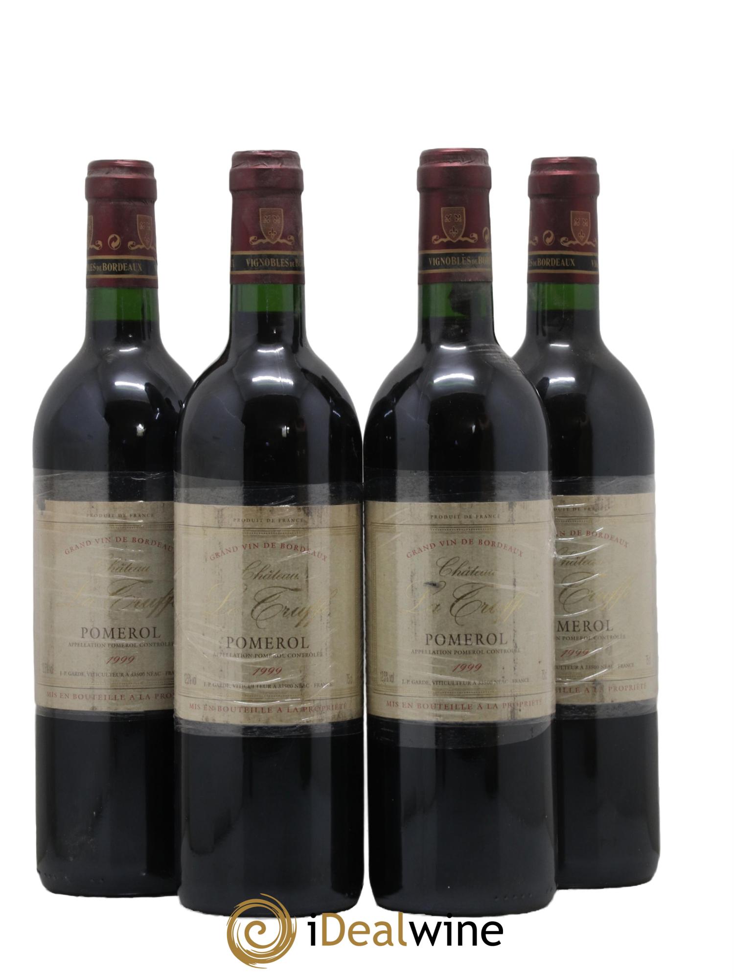 Pomerol Château La Truffe 1999 - Lot de 4 bouteilles - 0