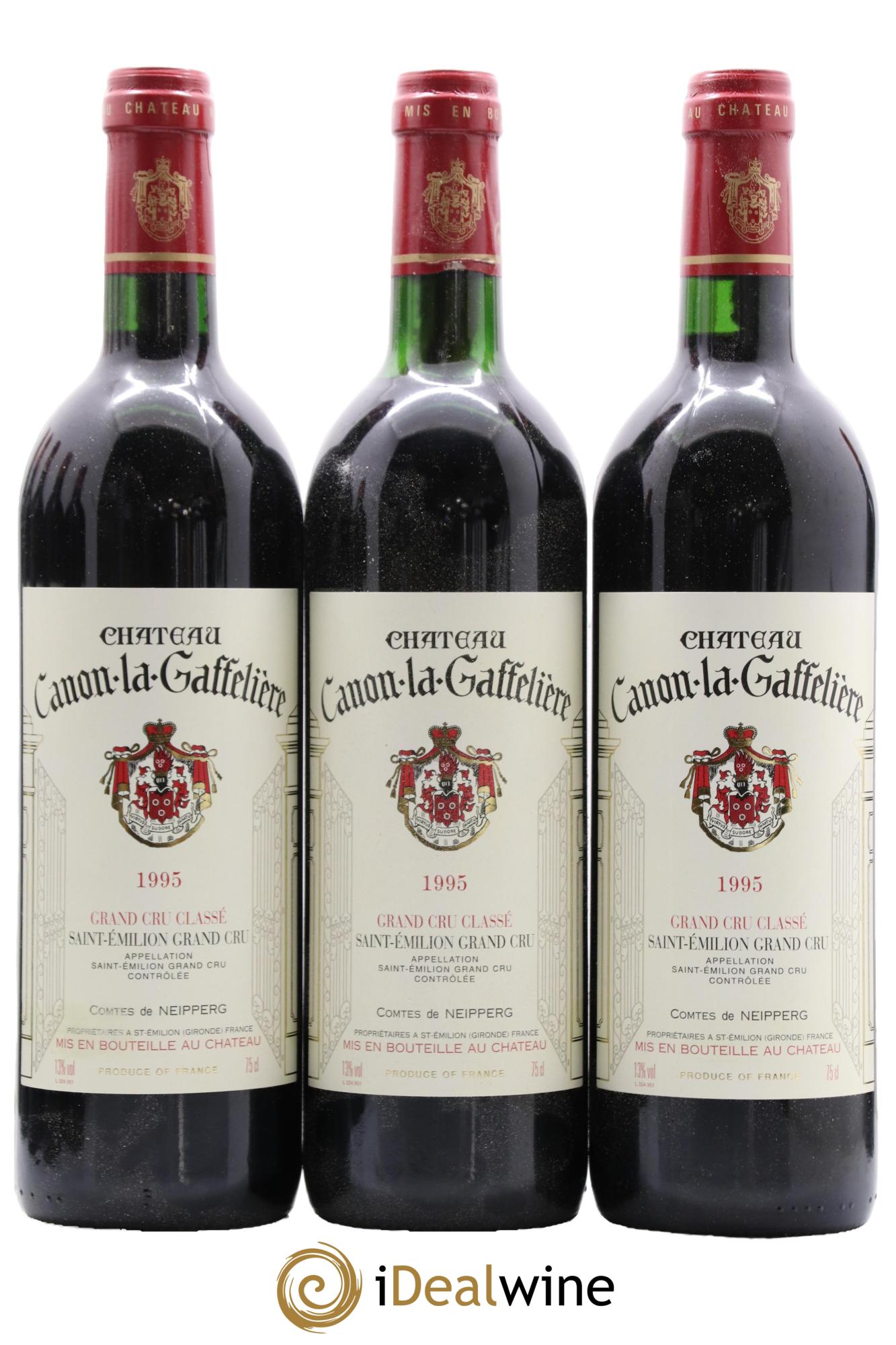 Château Canon la Gaffelière 1er Grand Cru Classé B 1995 - Lotto di 12 bottiglie - 2