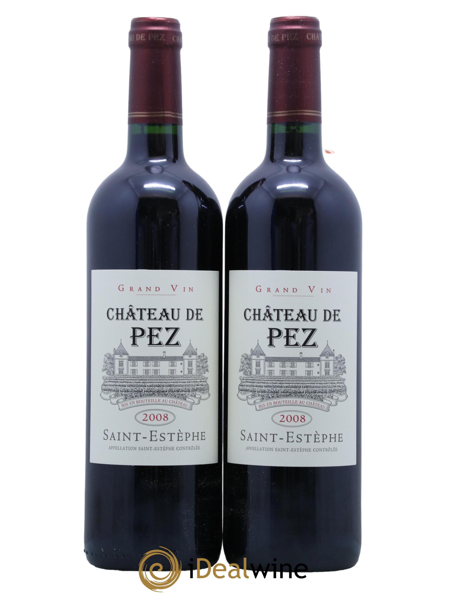 Château de Pez  2008 - Posten von 2 Flaschen - 0