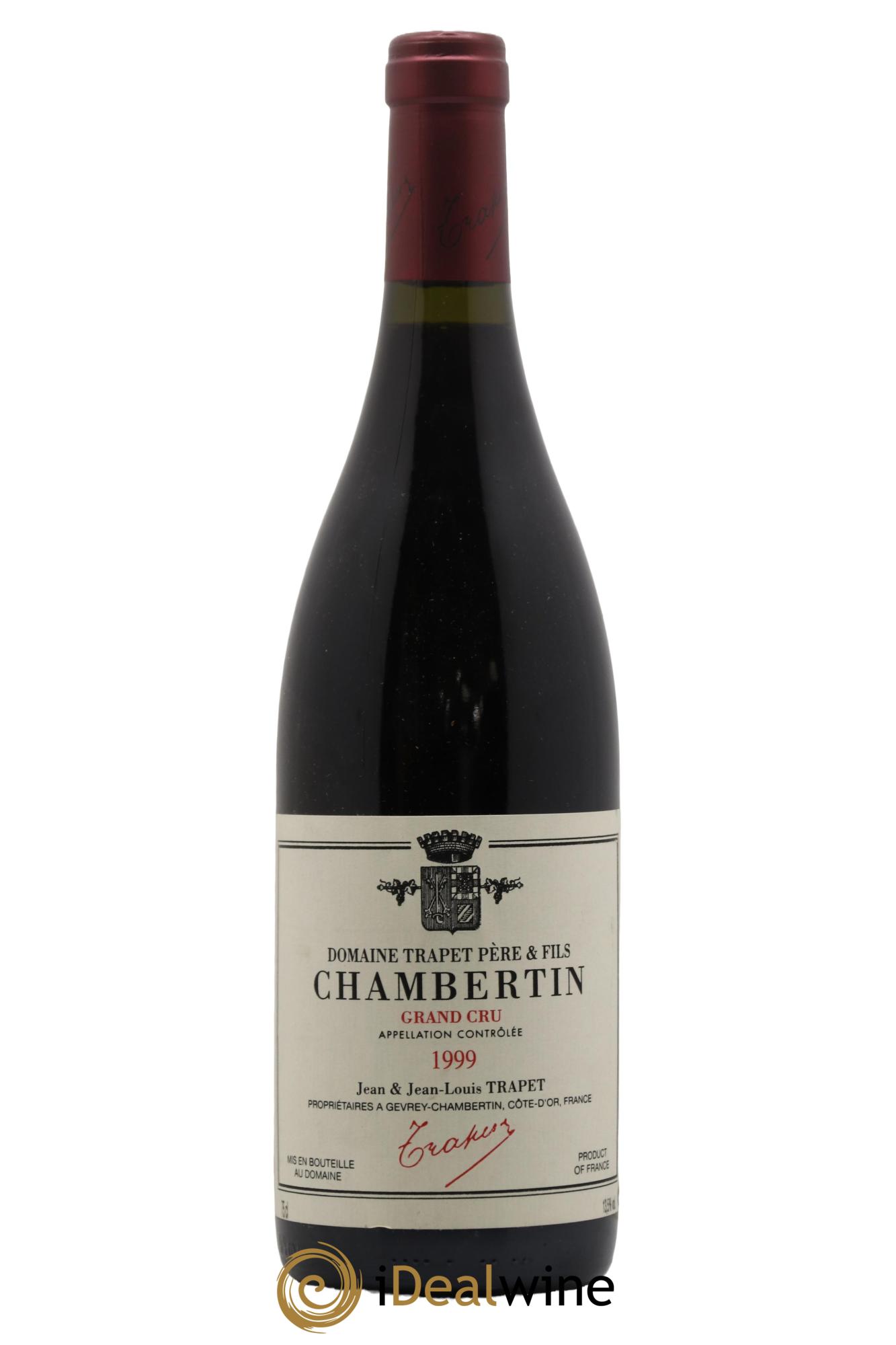 Chambertin Grand Cru Domaine Trapet  1999 - Lot of 1 bottle - 0