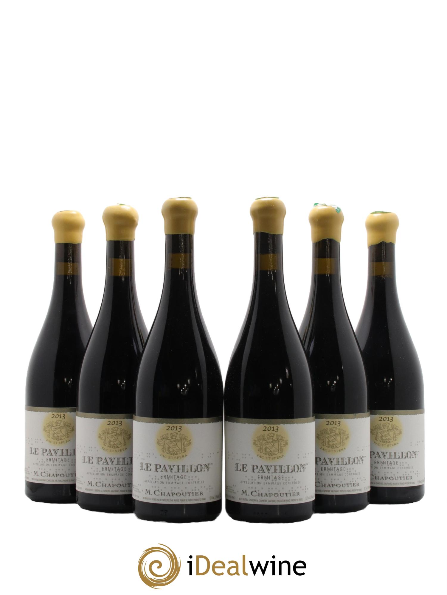 Hermitage Ermitage Le Pavillon Chapoutier 2013 - Posten von 6 Flaschen - 0