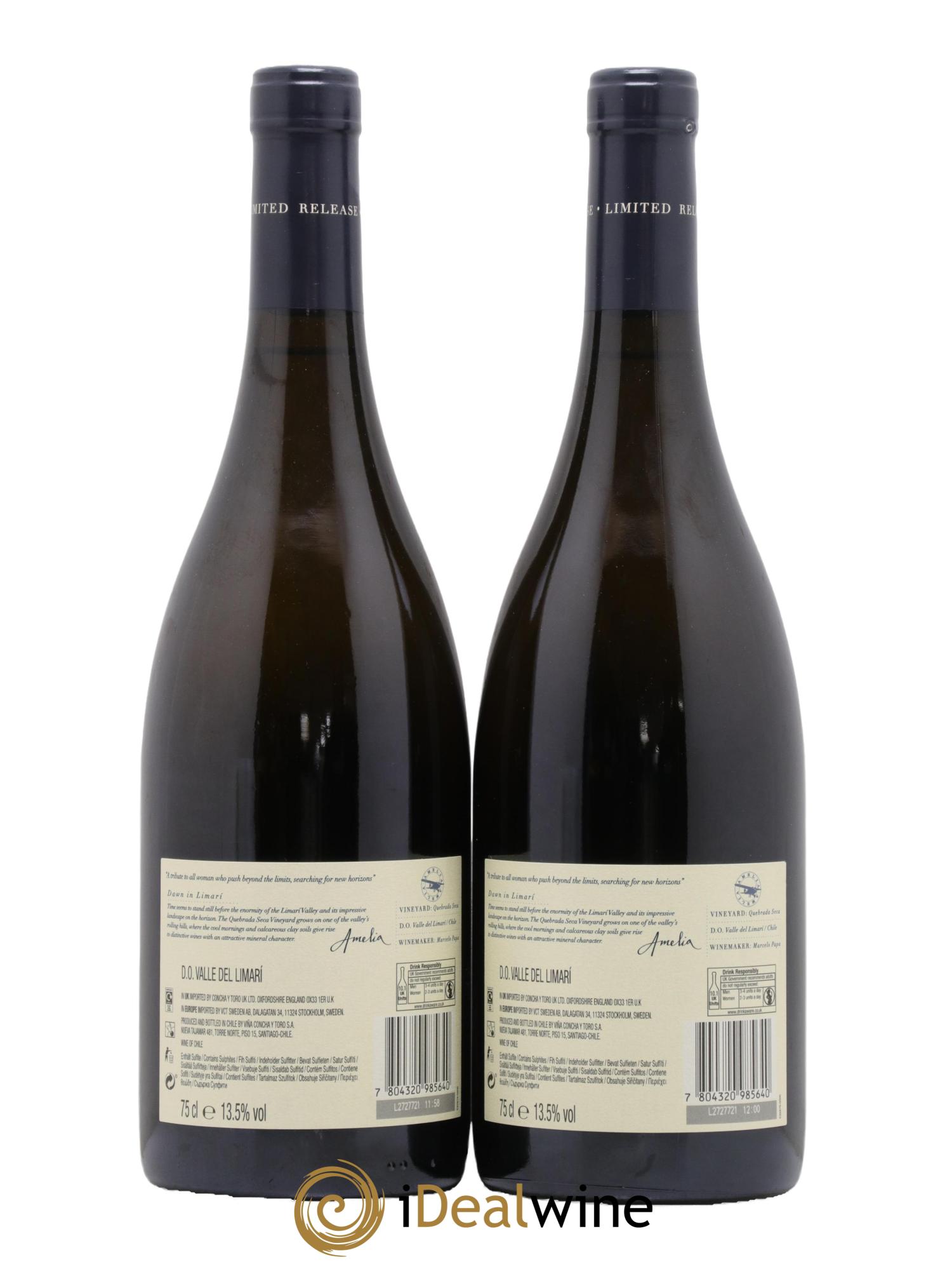 Chili Valle Del Limari Chardonnay Amelia Concha 2019 - Posten von 2 Flaschen - 1