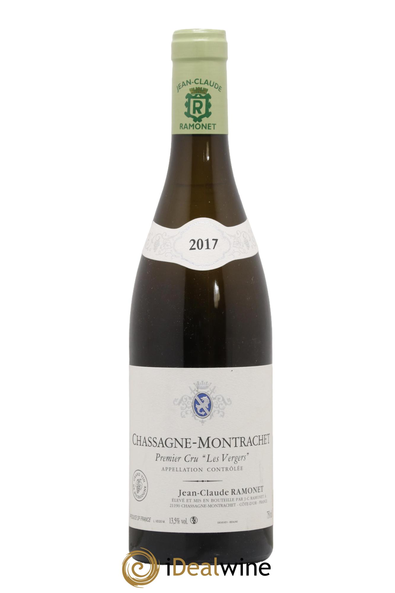 Chassagne-Montrachet 1er Cru Les Vergers Ramonet (Domaine) 2017 - Lot of 1 bottle - 0