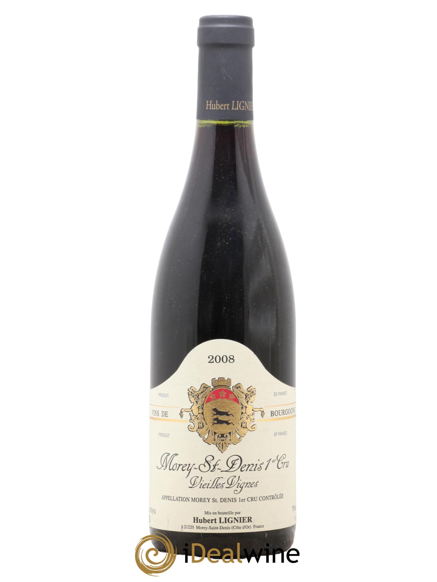 Morey Saint-Denis 1er Cru Vieilles Vignes Hubert Lignier (Domaine) 2008 - Posten von 1 Flasche - 0