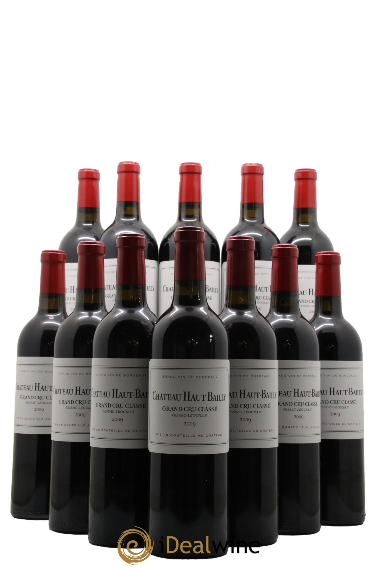 Château Haut-Bailly Cru Classé de Graves 2009 - Lot de 12 bouteilles - 0