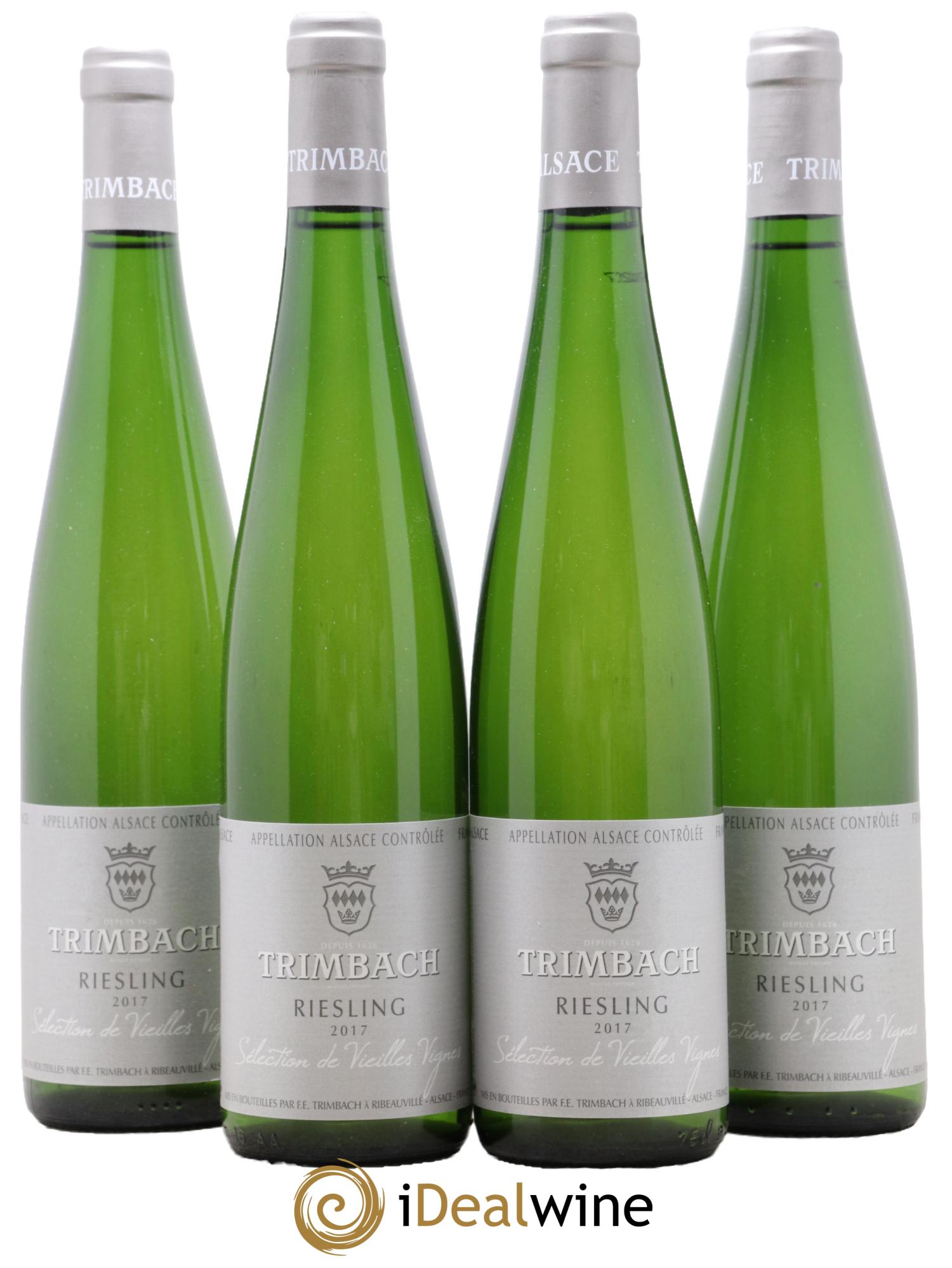 Alsace Riesling Sélection de Vieilles Vignes Trimbach (Domaine) 2017 - Lot of 4 bottles - 0