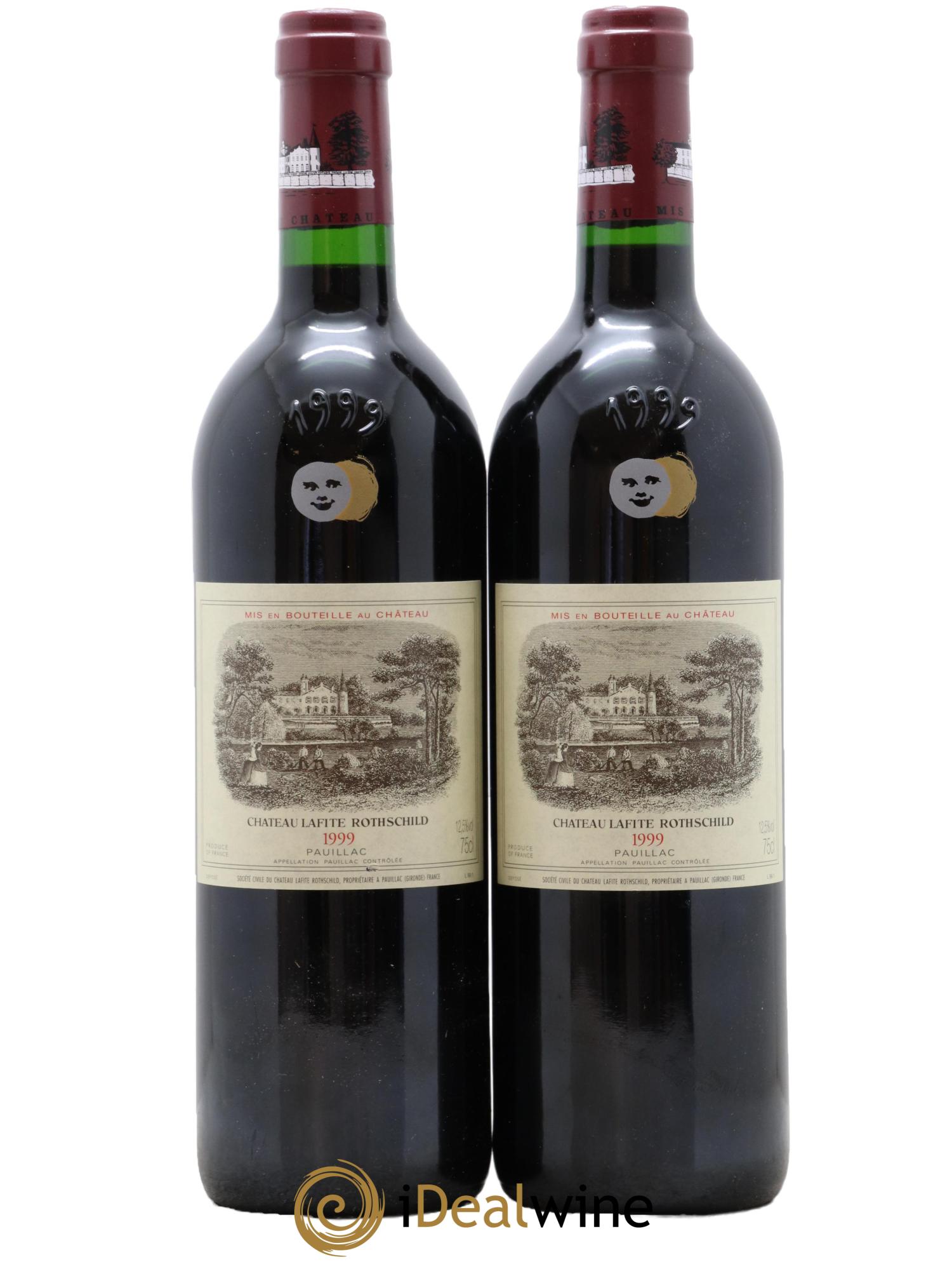 Château Lafite Rothschild 1er Grand Cru Classé 1999 - Lot of 2 bottles - 0