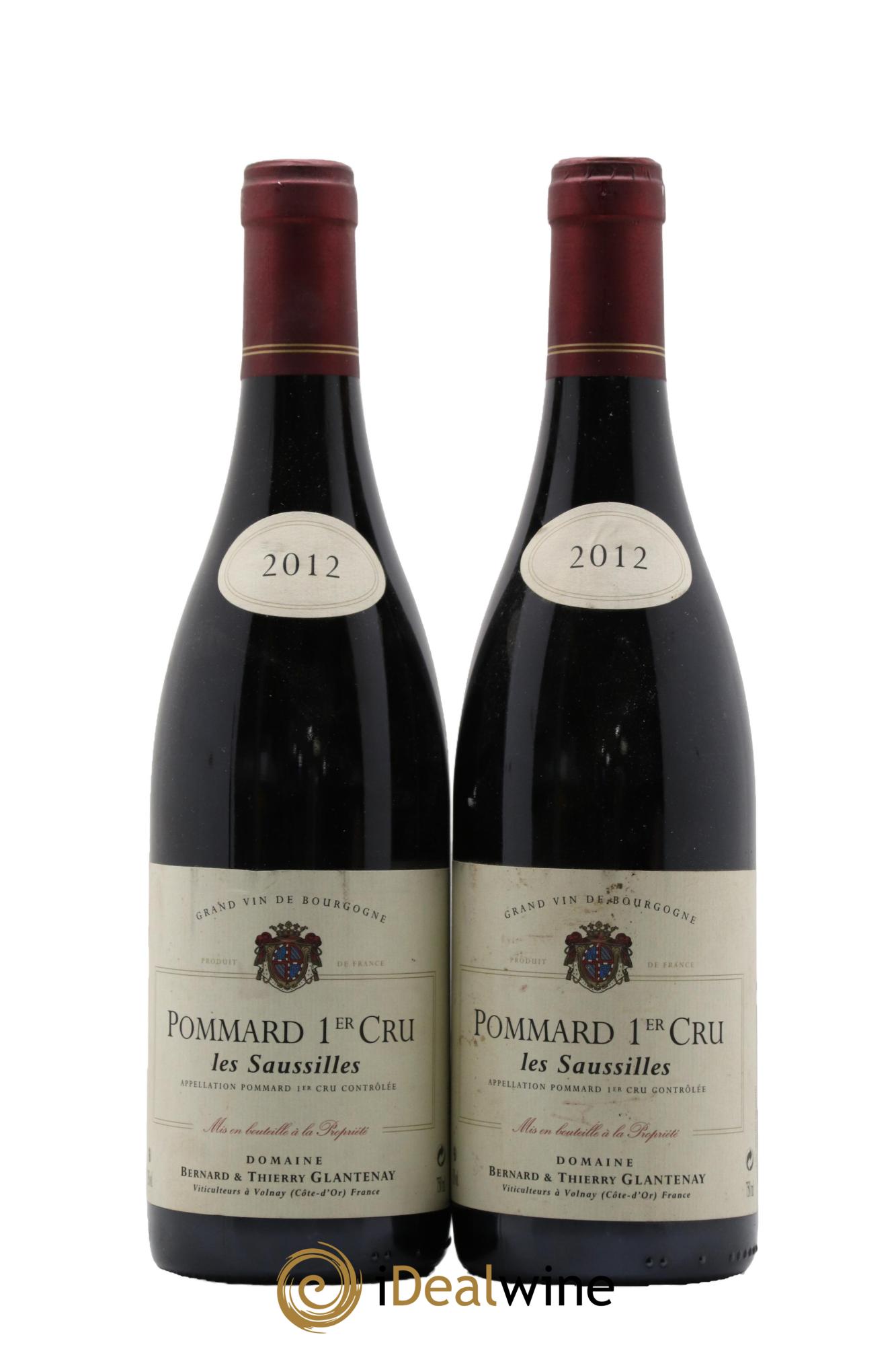 Pommard 1er Cru Les Saussilles Bernard et Thierry Glantenay (Domaine) 2012 - Lot de 2 bouteilles - 0