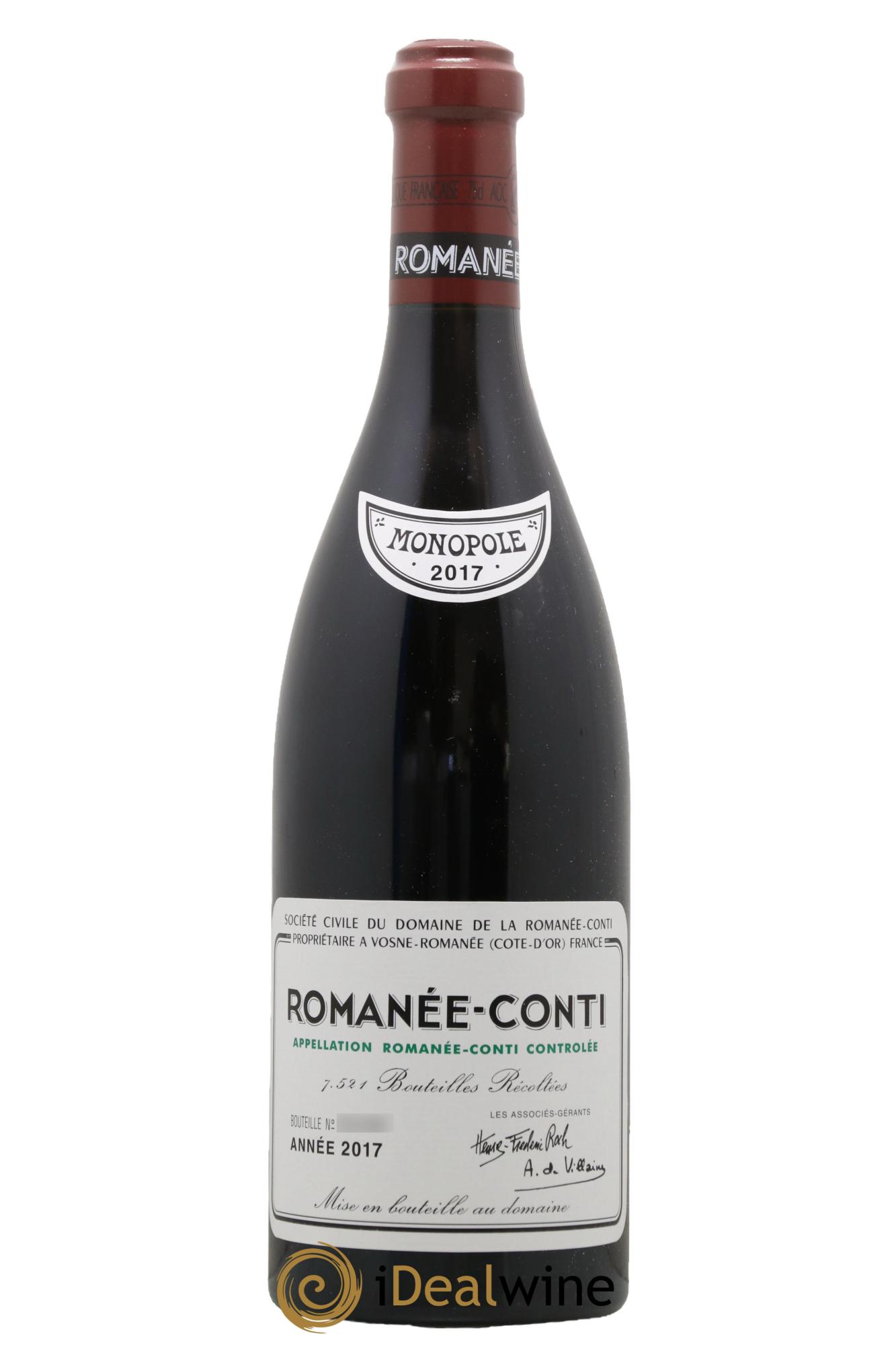 Romanée-Conti Grand Cru Domaine de la Romanée-Conti 2017 - Lot de 1 bouteille - 0