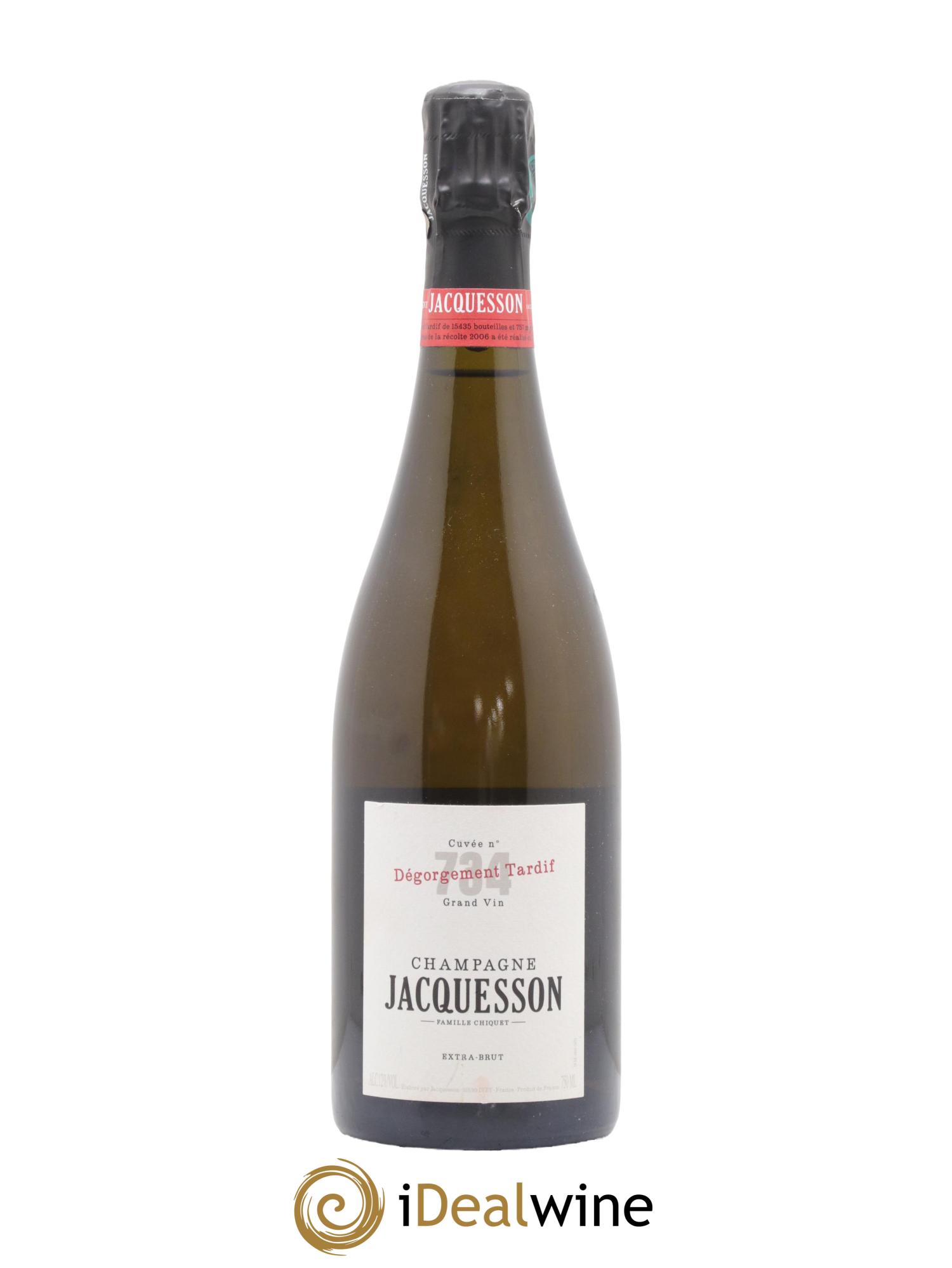 Champagne Jacquesson Cuvée 734 DT (Dégorgement Tardif) (Blanc effervescent)