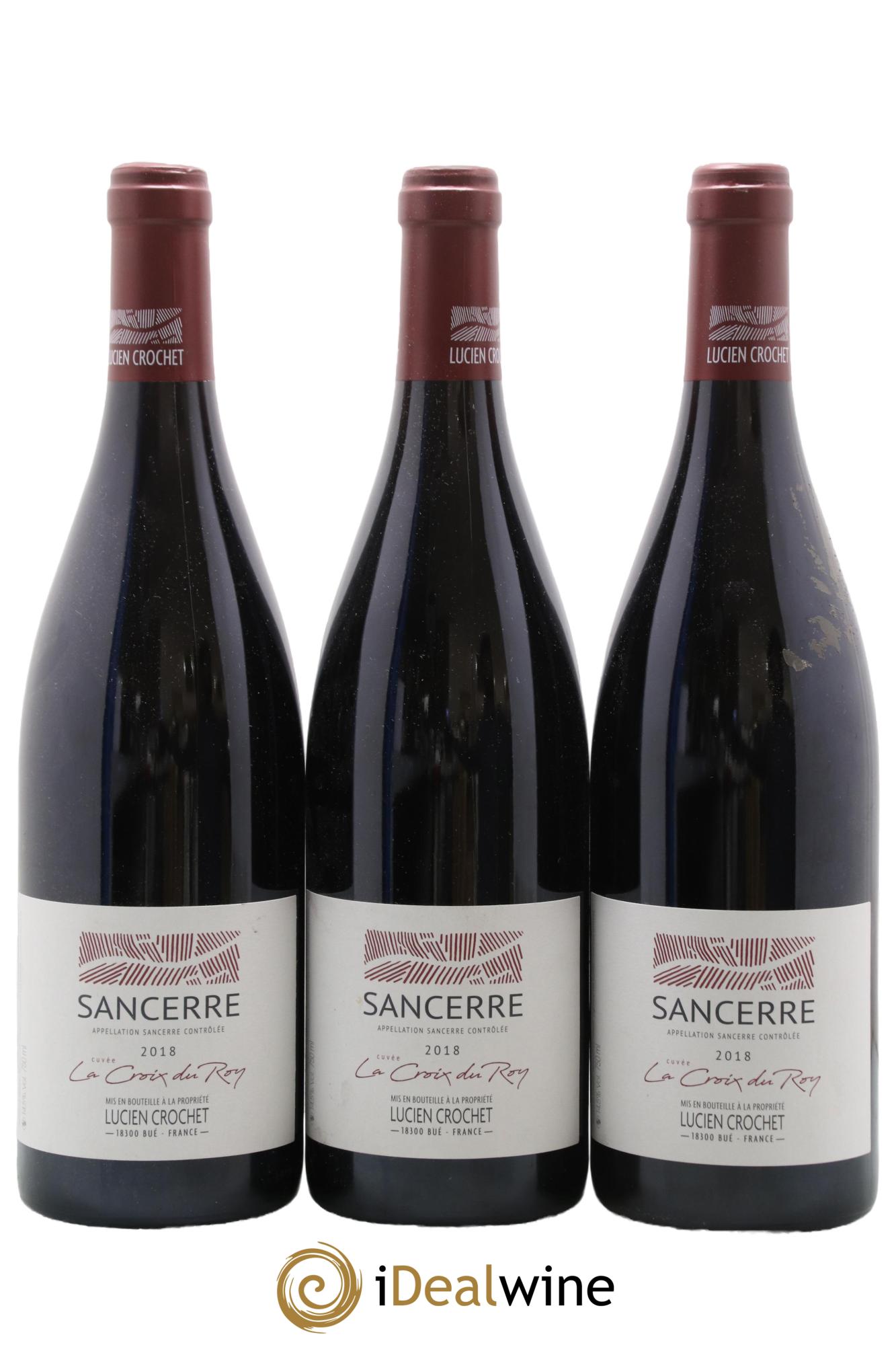 Sancerre La Croix du Roy Lucien Crochet 2018 - Posten von 3 Flaschen - 0