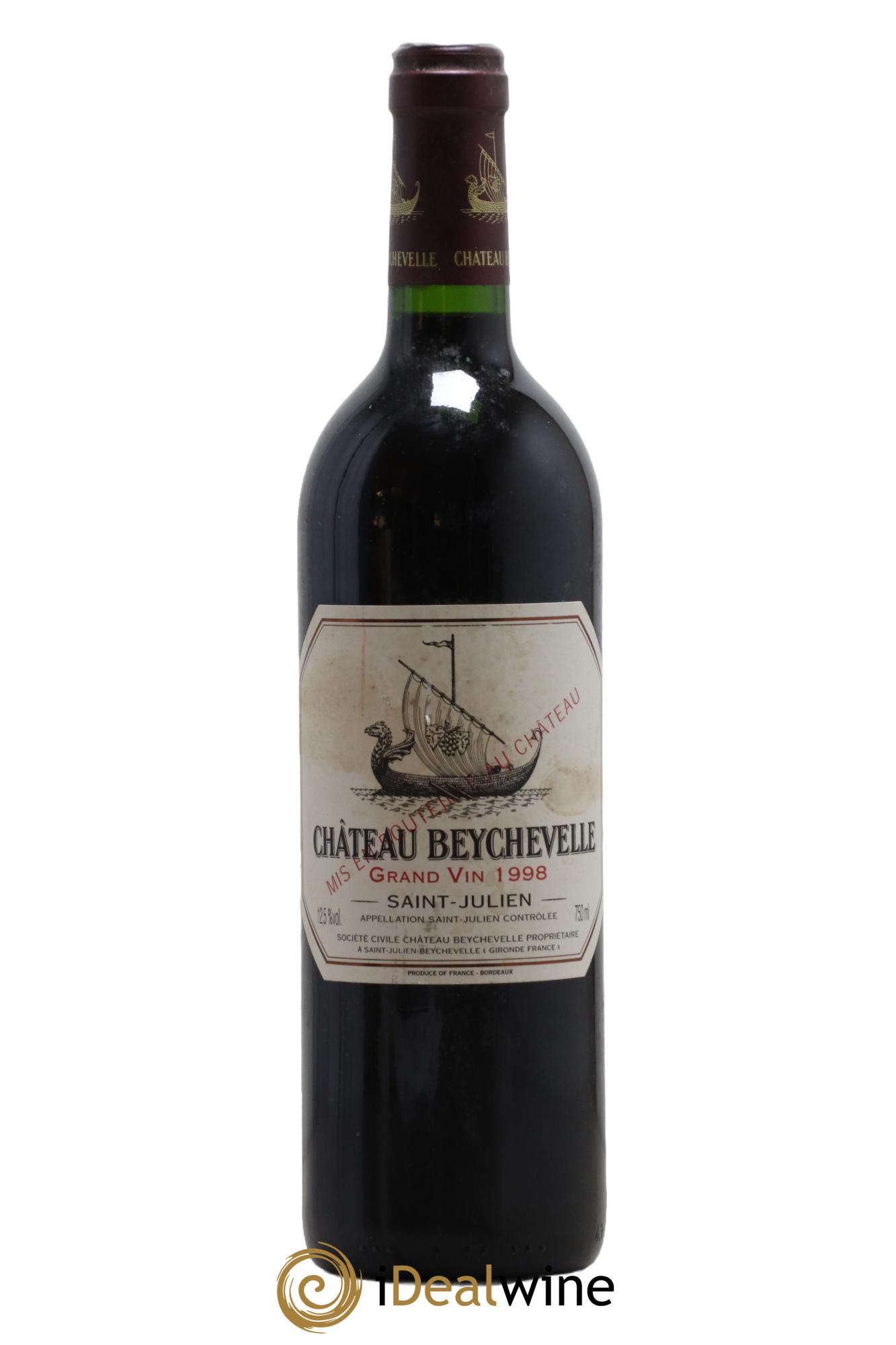 Château Beychevelle 4ème Grand Cru Classé 1998 - Lot de 1 bouteille - 0