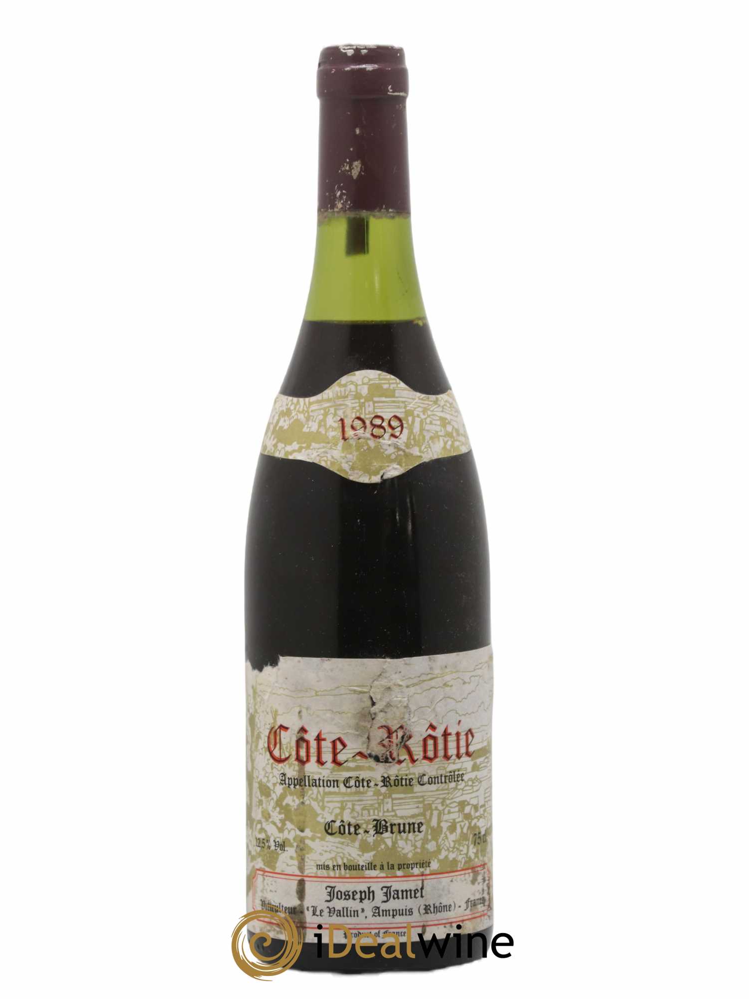 Côte-Rôtie Côte Brune Jamet (Domaine) 1989 - Posten von 1 Flasche - 0