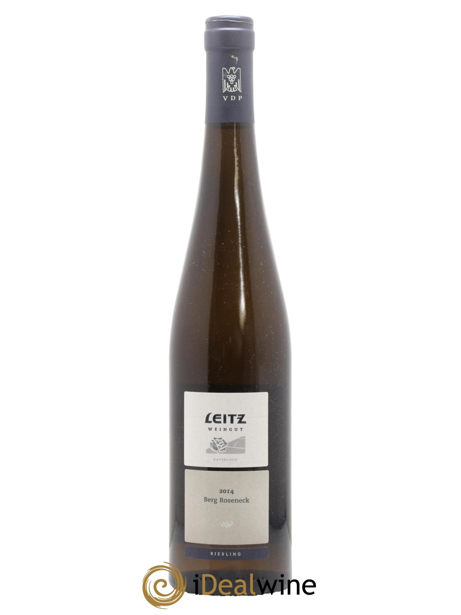 Allemagne Rheingau Rudesheimer Berg Roseneck 'Katerloch' Riesling Grosses Gewachs Weingut Leitz 2014 - Lot de 1 bouteille - 0