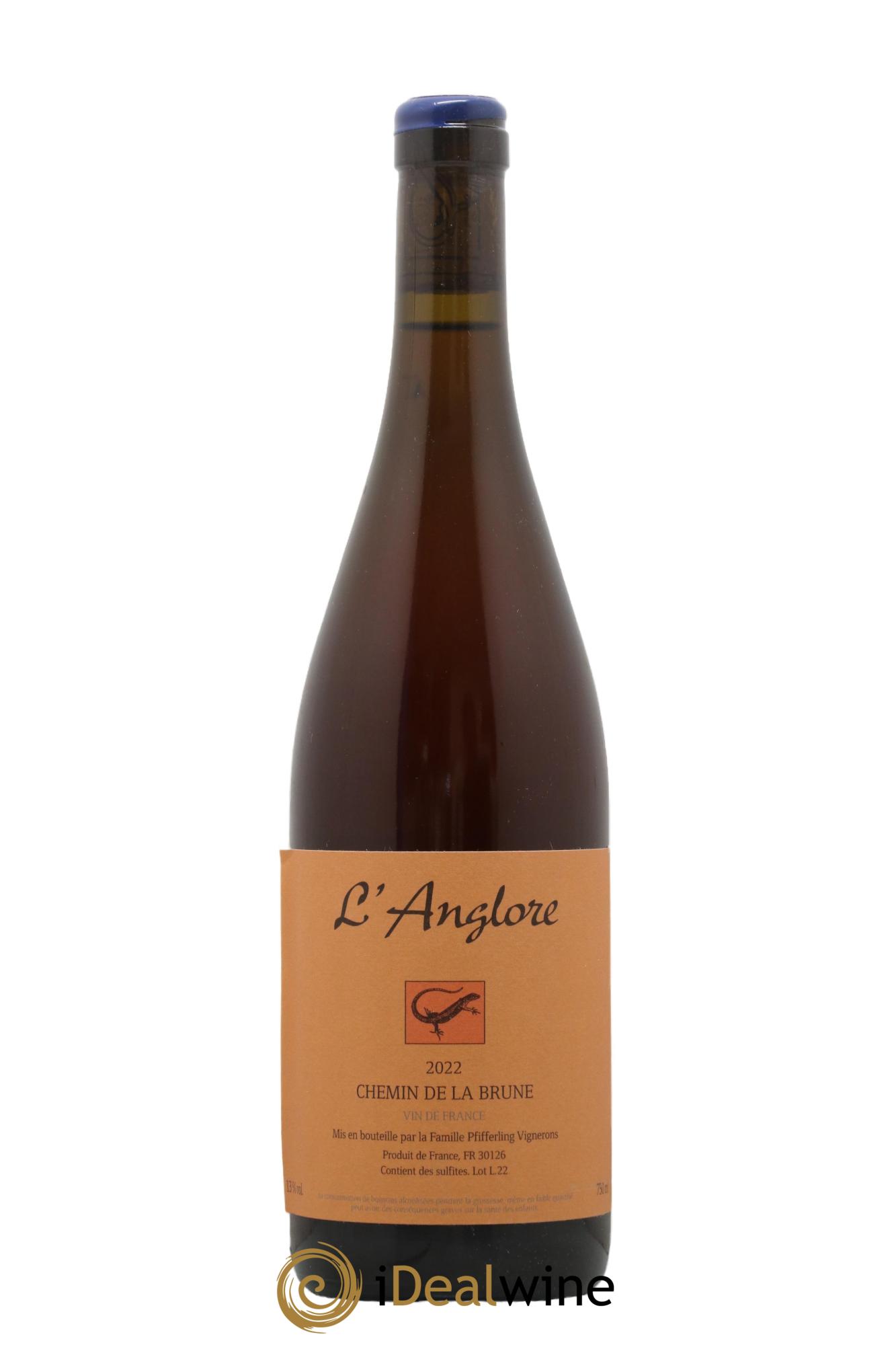 Vin de France Chemin de la brune L'Anglore  2022 - Lot de 1 bouteille - 0