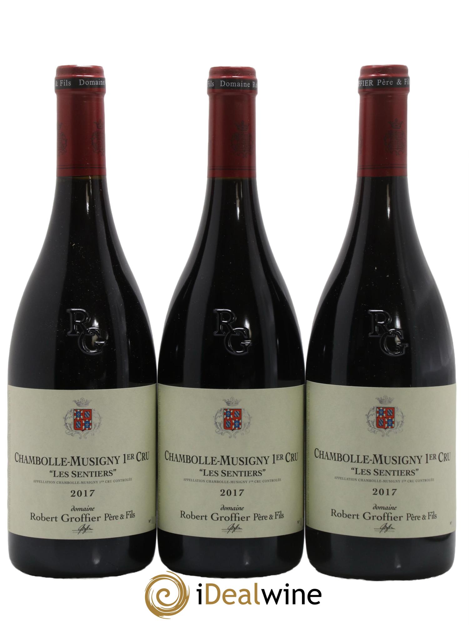 Chambolle-Musigny 1er Cru Les Sentiers Robert Groffier Père & Fils (Domaine) 2017 - Lot de 3 bouteilles - 0