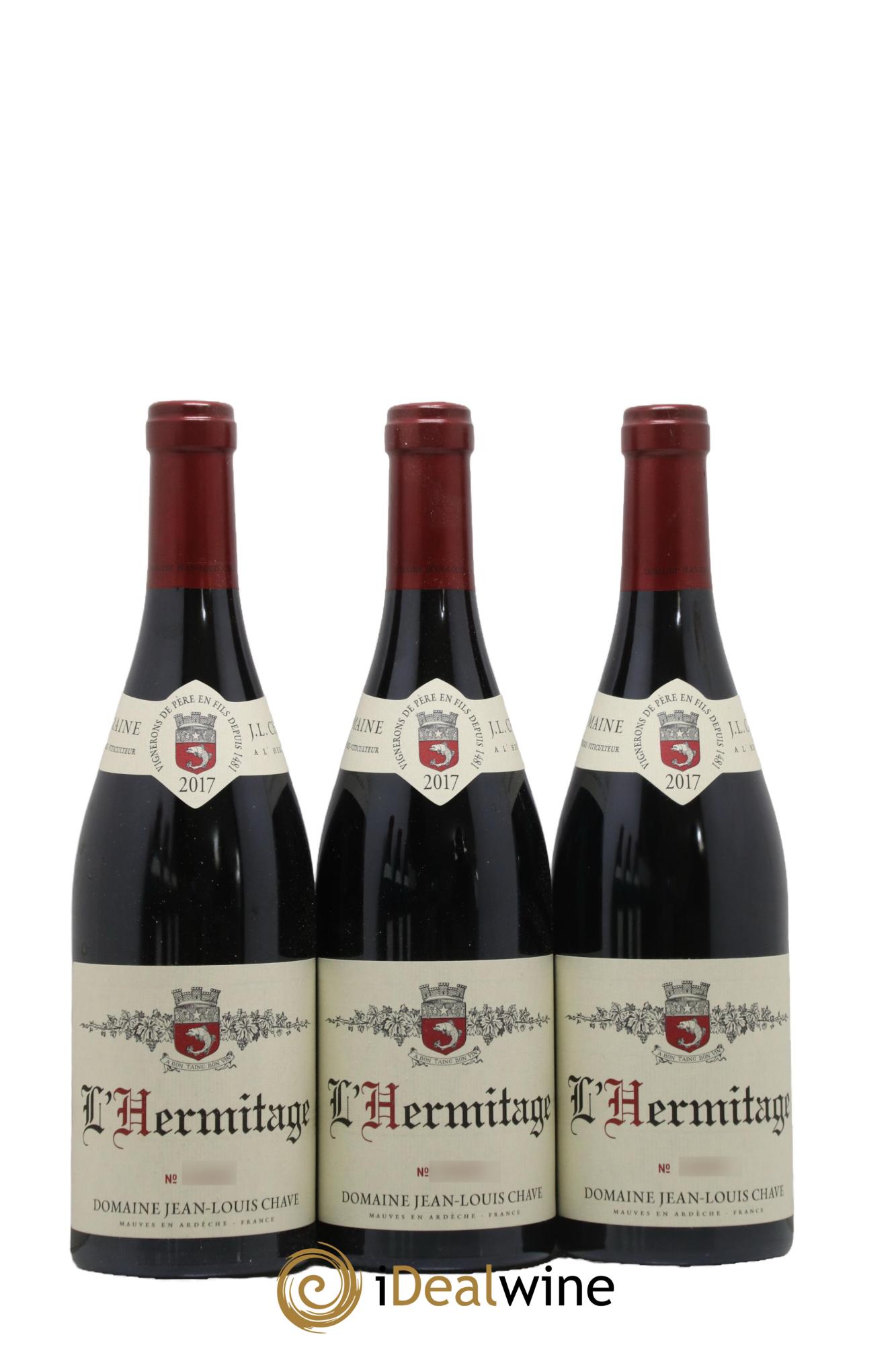 Hermitage Jean-Louis Chave 2017 - Posten von 6 Flaschen - 1