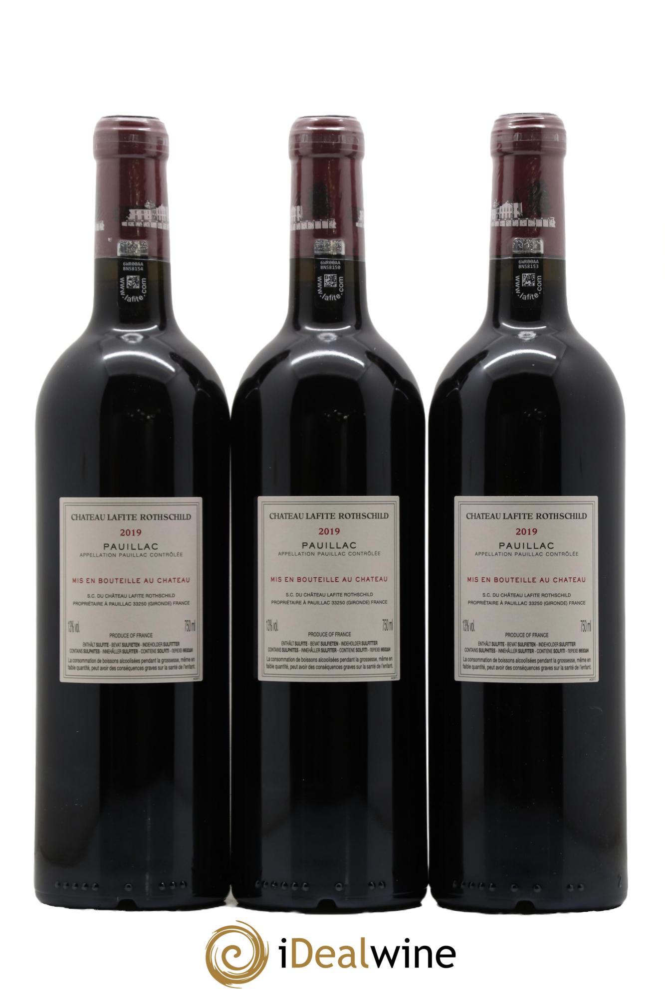 Château Lafite Rothschild 1er Grand Cru Classé  2019 - Lotto di 6 bottiglie - 4